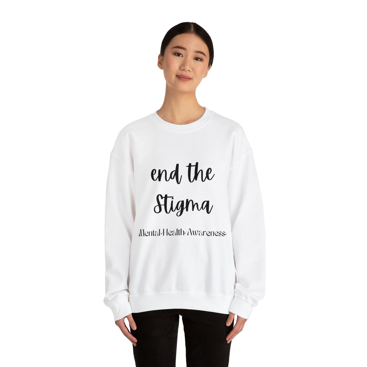 End the stigma sweater mental health awareness sweatshirt self care sweater anxiety sweatshirt psychologist tee Motivational shirt