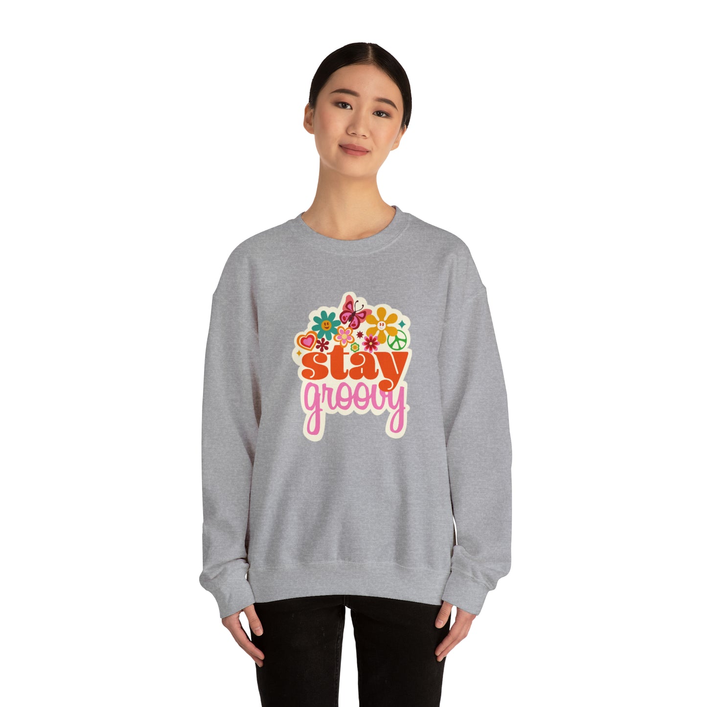 Stay Groovy sweatshirt, good vibes sweater, love inspire sweatshirt mode sweater, Homeschooling sweatshirt mom shirt, shirt unisex gift