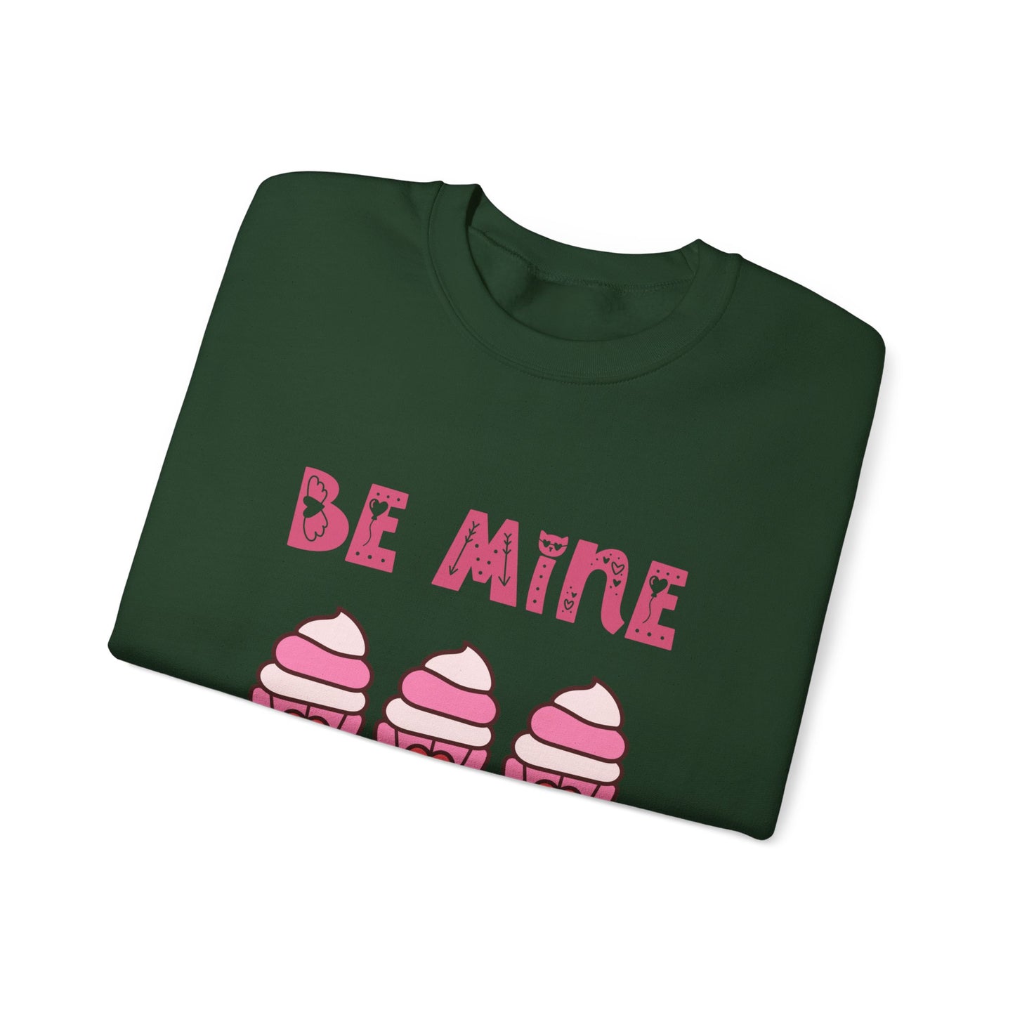Be mine cupcake sweater valentines Day sweatshirt love sweater galentine's day gift best friend gift Unisex gift cupcake sweatshirt