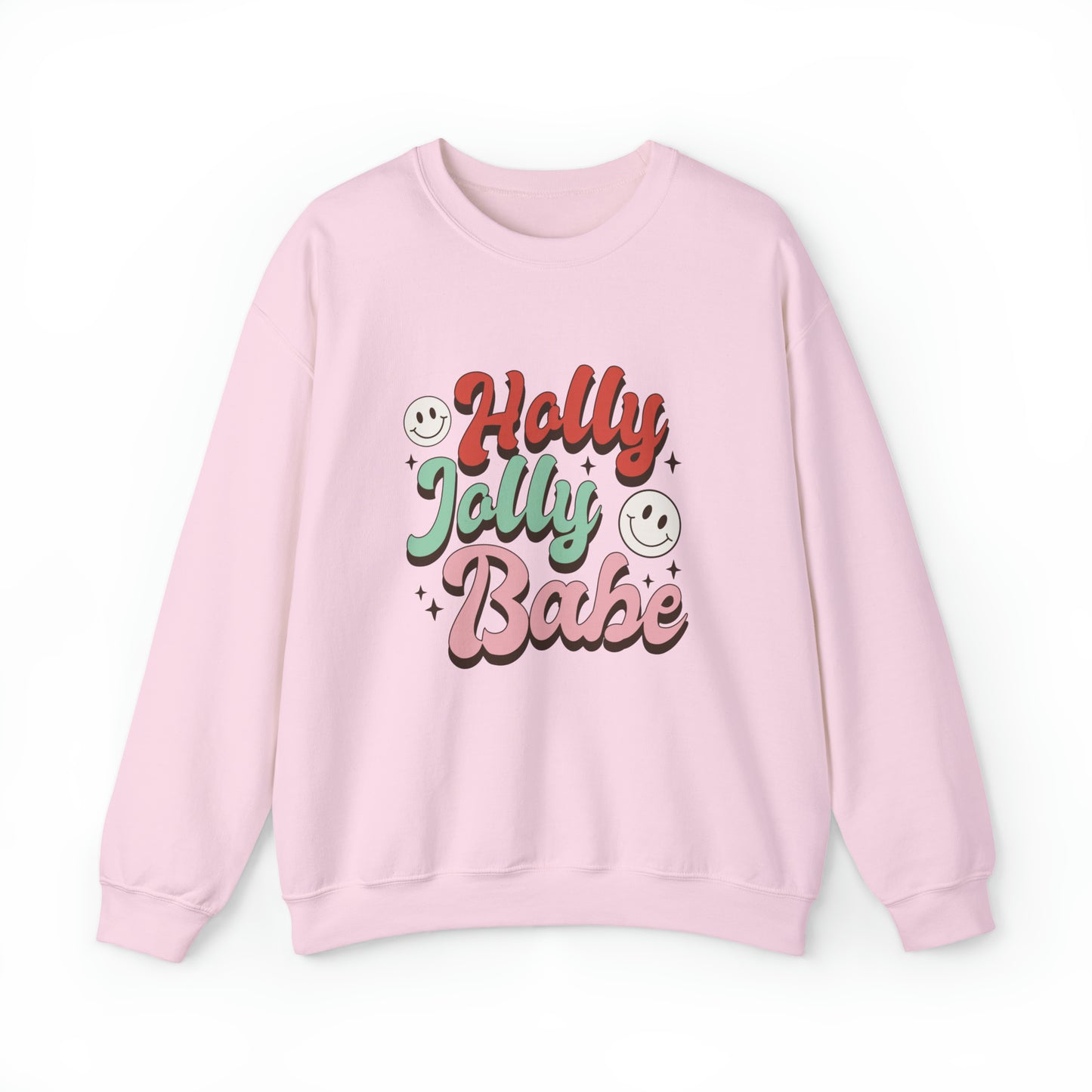 Holly Jolly Babe Christmas sweater Retro Christmas sweater Merry Christmas cupcake hot cocoa sweatshirt Bright Christmas gift for her