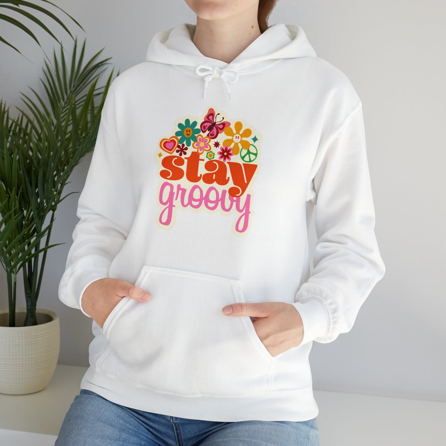Stay Groovy Hoodie, Hippie Hoodie, good vibes hoodie, Fun Summer shirt, Birthday gift for her, Galantine gift for her,best friend gift, vac