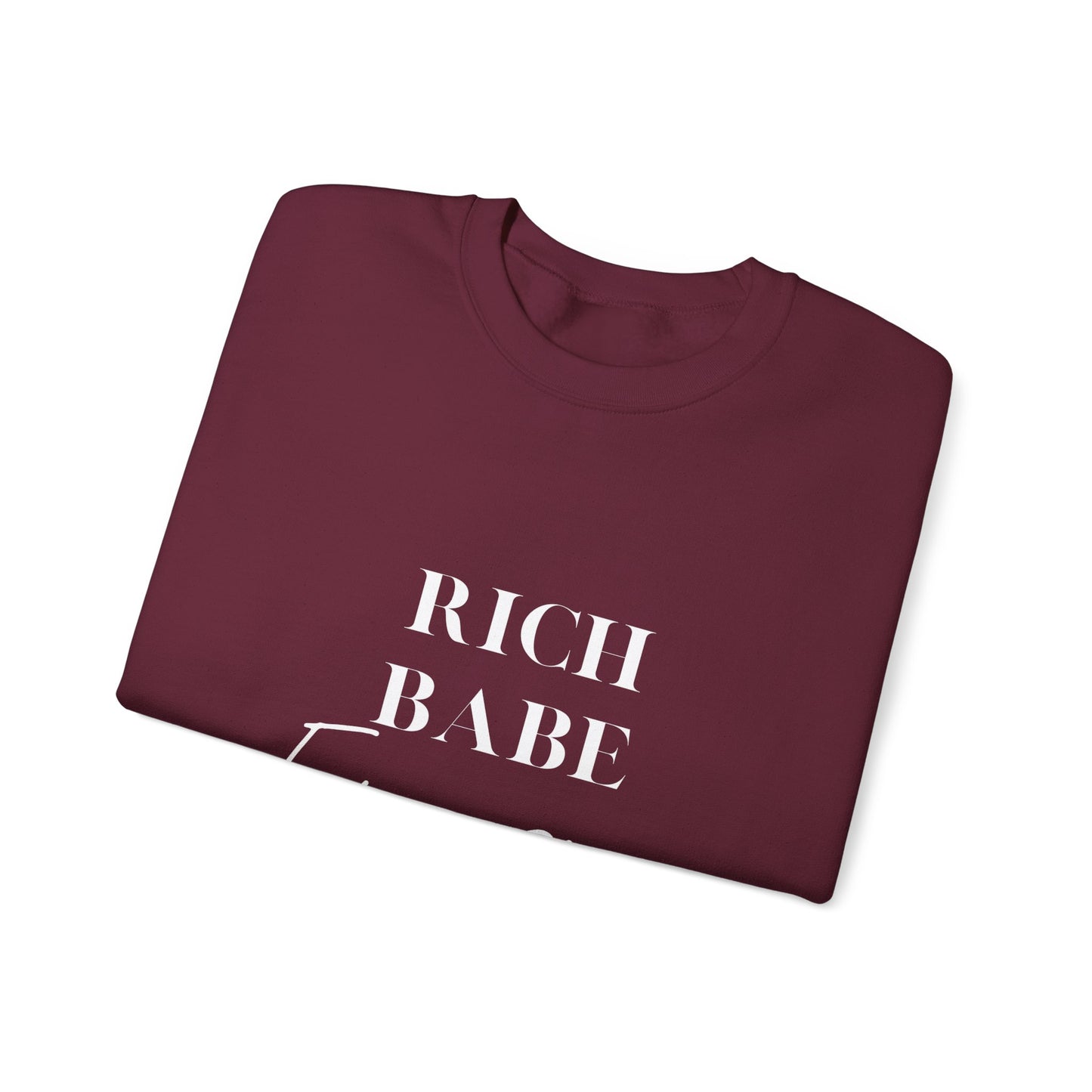 Rich Babe energy sweater funny gift for her bestie gift galentine sweater funny Valentine's sweater gift for him entrepreneur gift birthday