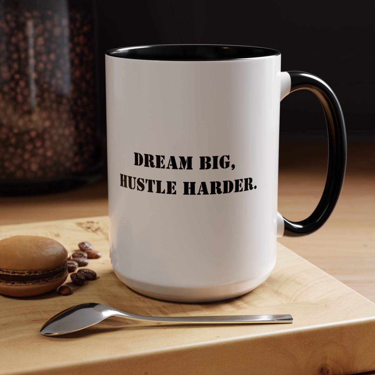 Dream big hustle harder mug Boss gift motivational Entrepreneur gift bestfriend gift Boss Christmas Office Gift Work Mug Office Mug coffee