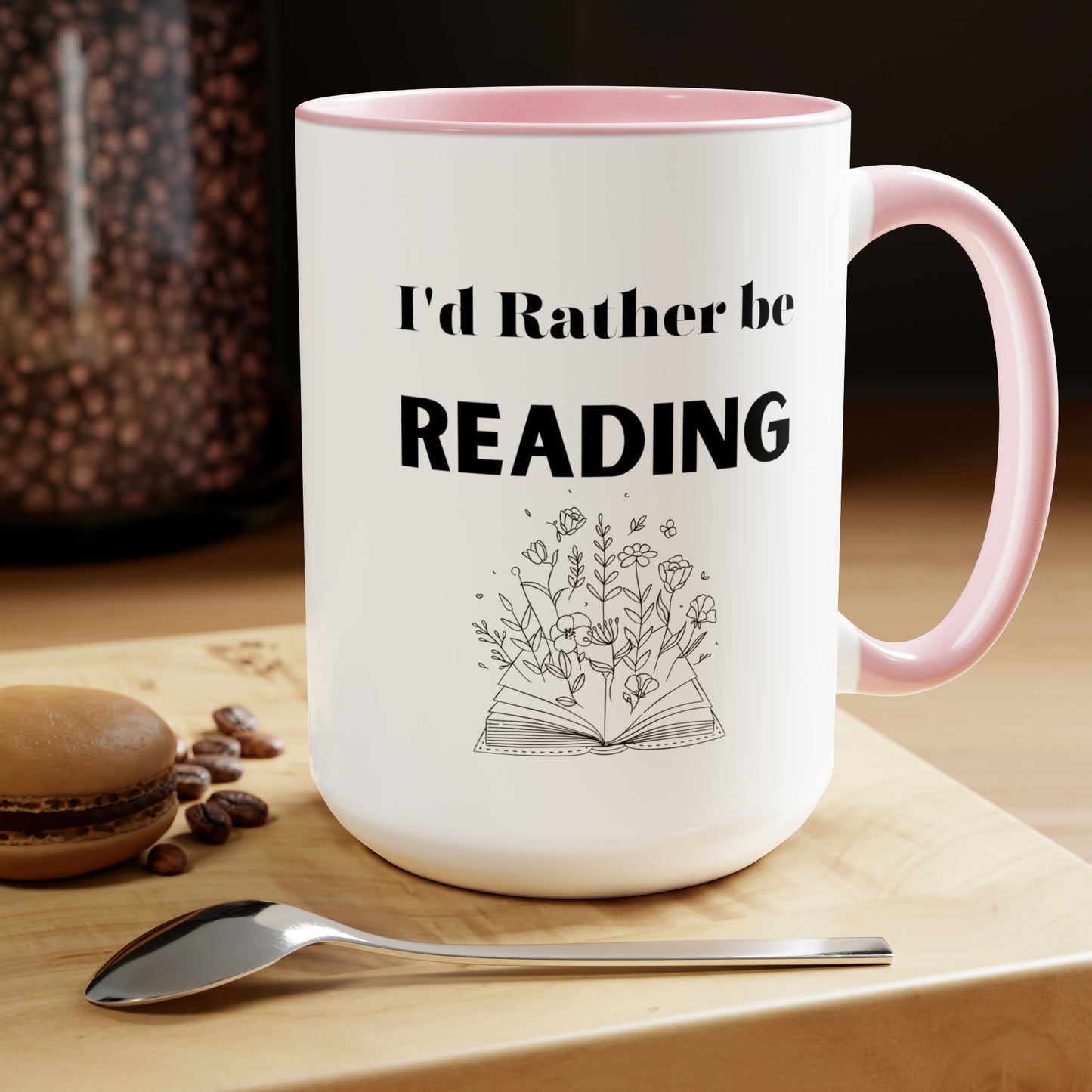 I'd rather be reading mug reading lover gift coffee mug gift for her love you daughter gift Coffee lover Mug chocolate mug gift for him