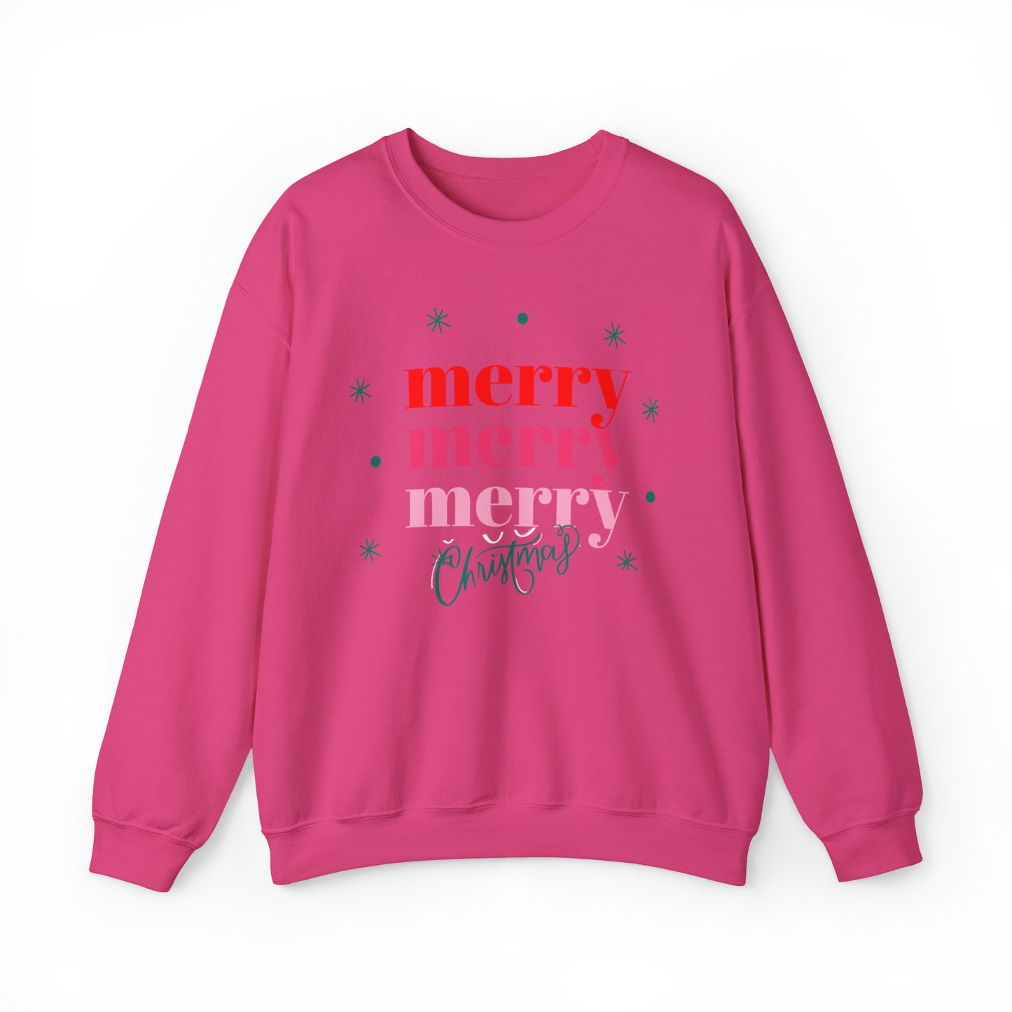 Festive AF sweater Pink Merry Bright Christmas Sweatshirt for Women Christmas Shirt Sweater Holiday Christmas gift for her gift for him