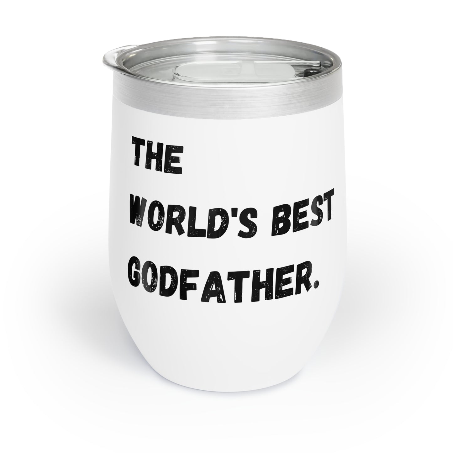 World's best Godfather tumbler Godfather wine tumbler gift for brother padrino gift Chill Wine Tumbler Godparents proposal gift