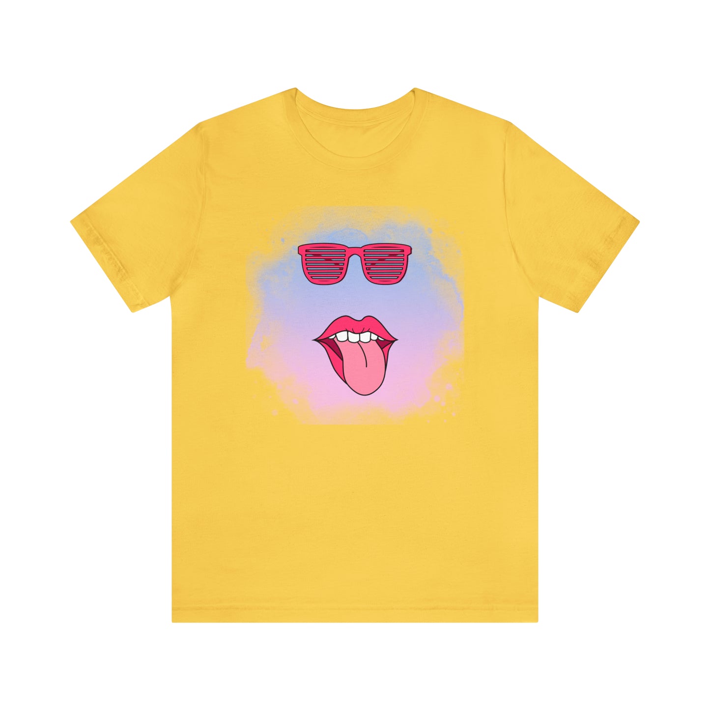 Lip Sunglasses t-shirt, Bubble gum kiss shirt,Pink Gum Shirt,Galantine gift travel shirt,best friend trip,girls vacation trip, Unisex Jersey