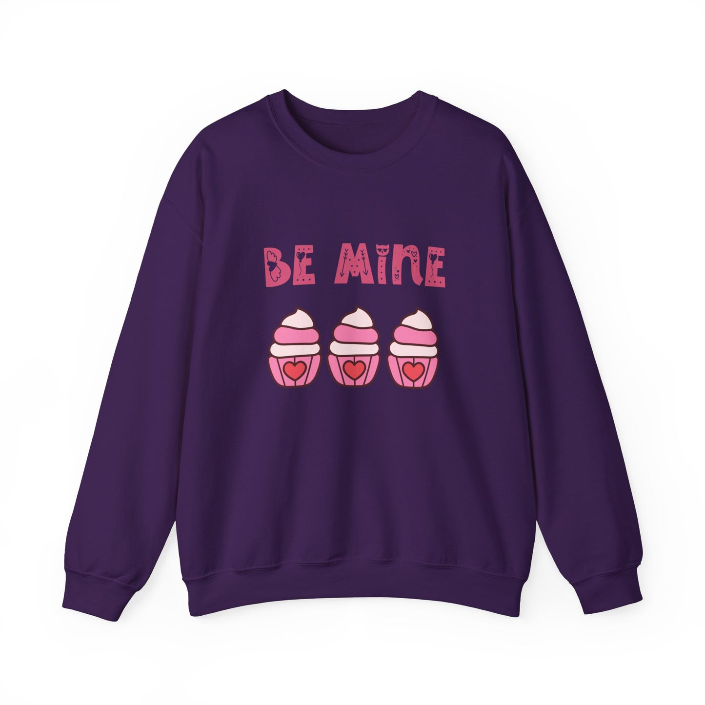 Be mine cupcake sweater valentines Day sweatshirt love sweater galentine's day gift best friend gift Unisex gift cupcake sweatshirt