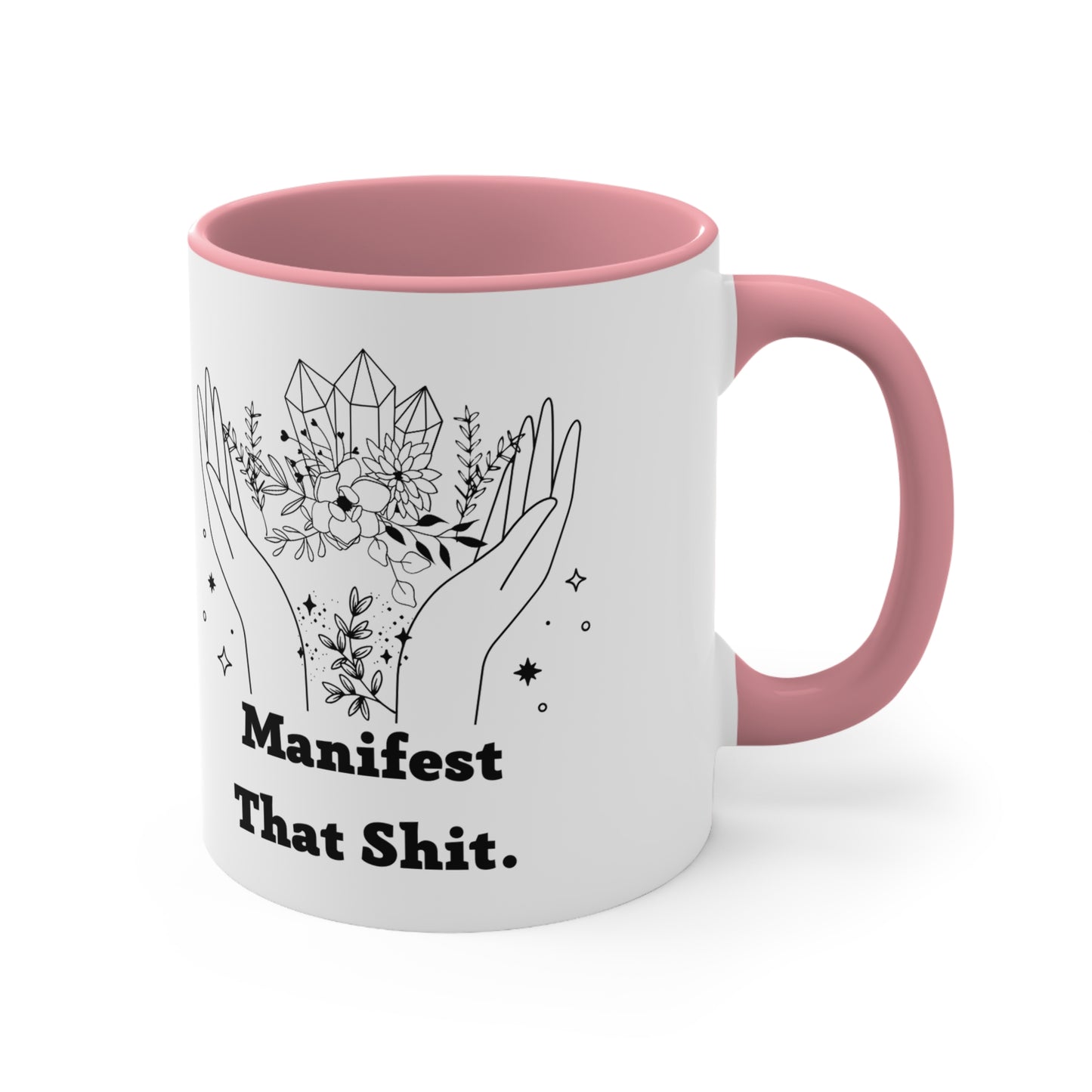 Manifest that shit mug spiritual motivational gift birthday gift custom mug gift for best friend coffee tea gift for her gift for him 11oz