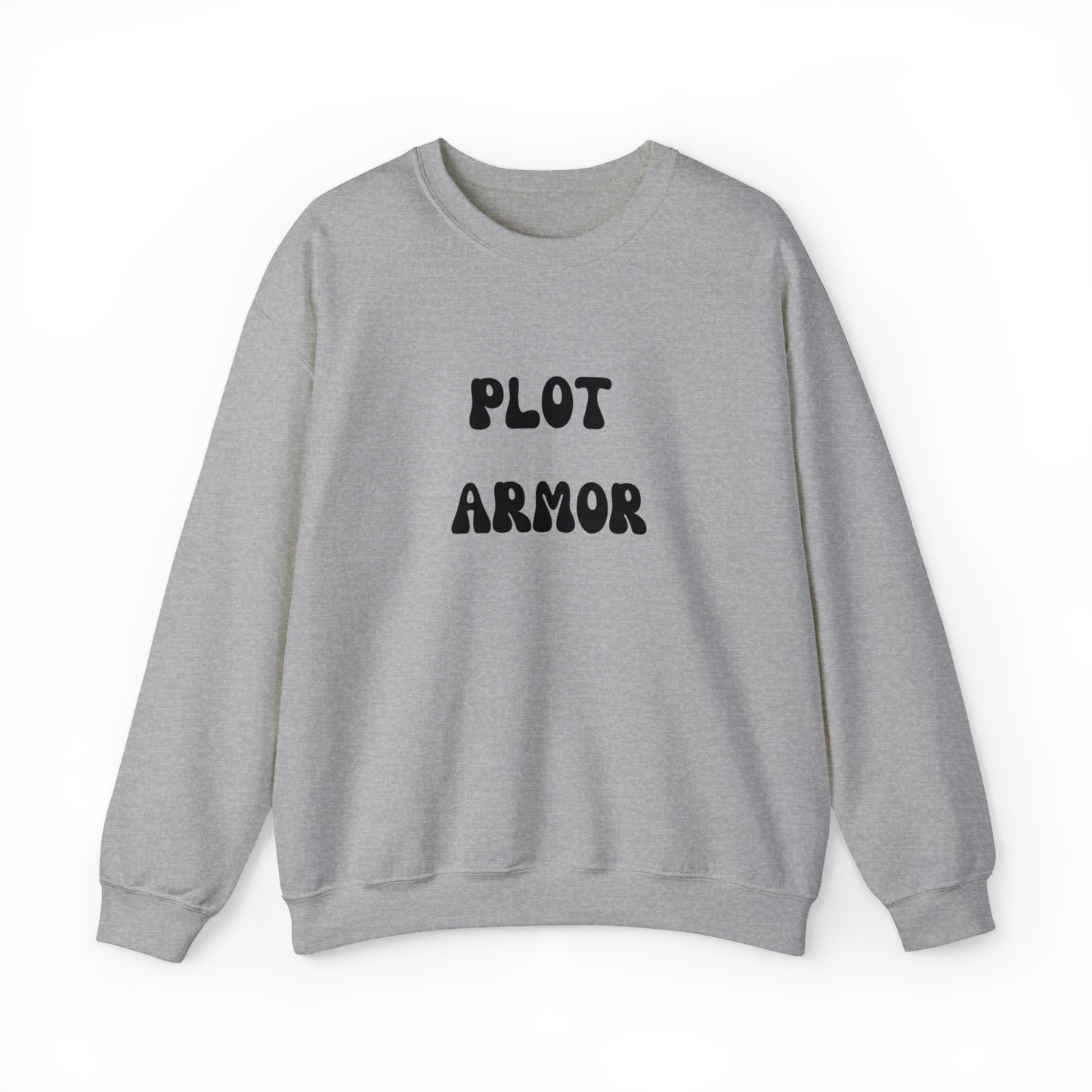 Plot Armor sweater Main character energy Sweatshirt funny writer shirt best friend gift Women's Sweatshirt gift for him gift for her Tee
