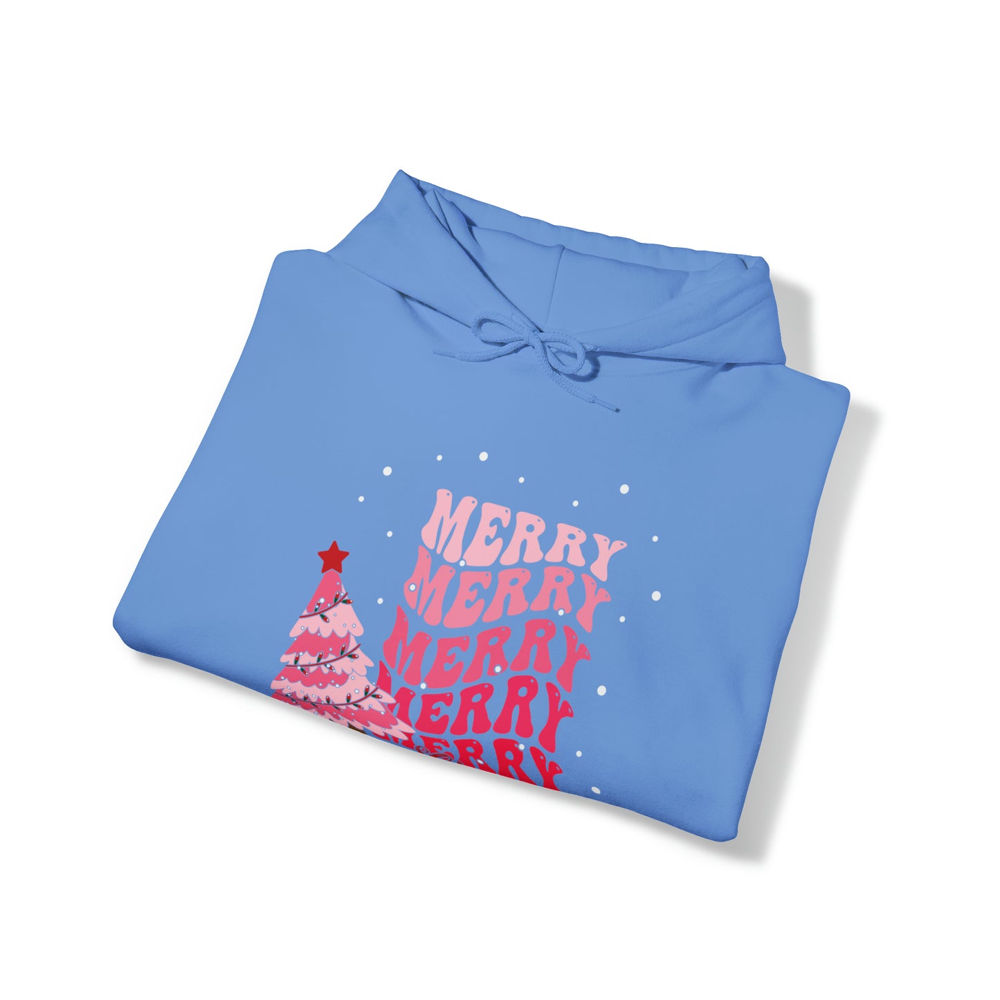 Festive AF hoodie blue Merry Bright Christmas Sweatshirt for Women Men Christmas Sweater Holiday Christmas gift for her gift for him