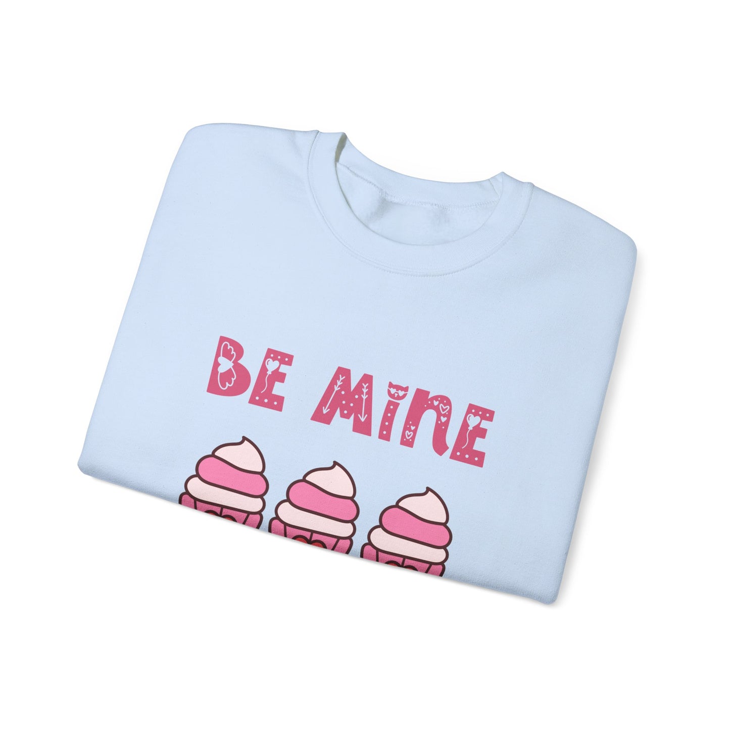 Be mine cupcake sweater valentines Day sweatshirt love sweater galentine's day gift best friend gift Unisex gift cupcake sweatshirt