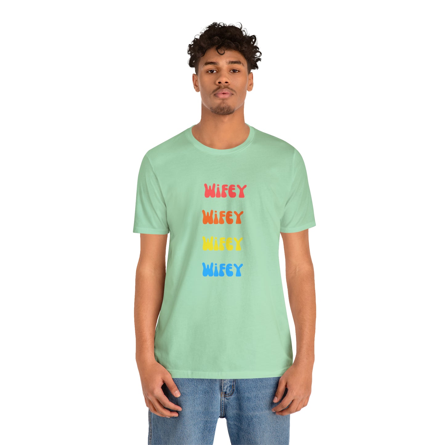 Wifey Wifey T-Shirt Aesthetic Shirt Trendy Shirt Shirt With Words On Back Tumbrl Positive Tee Gift for him Gift for her