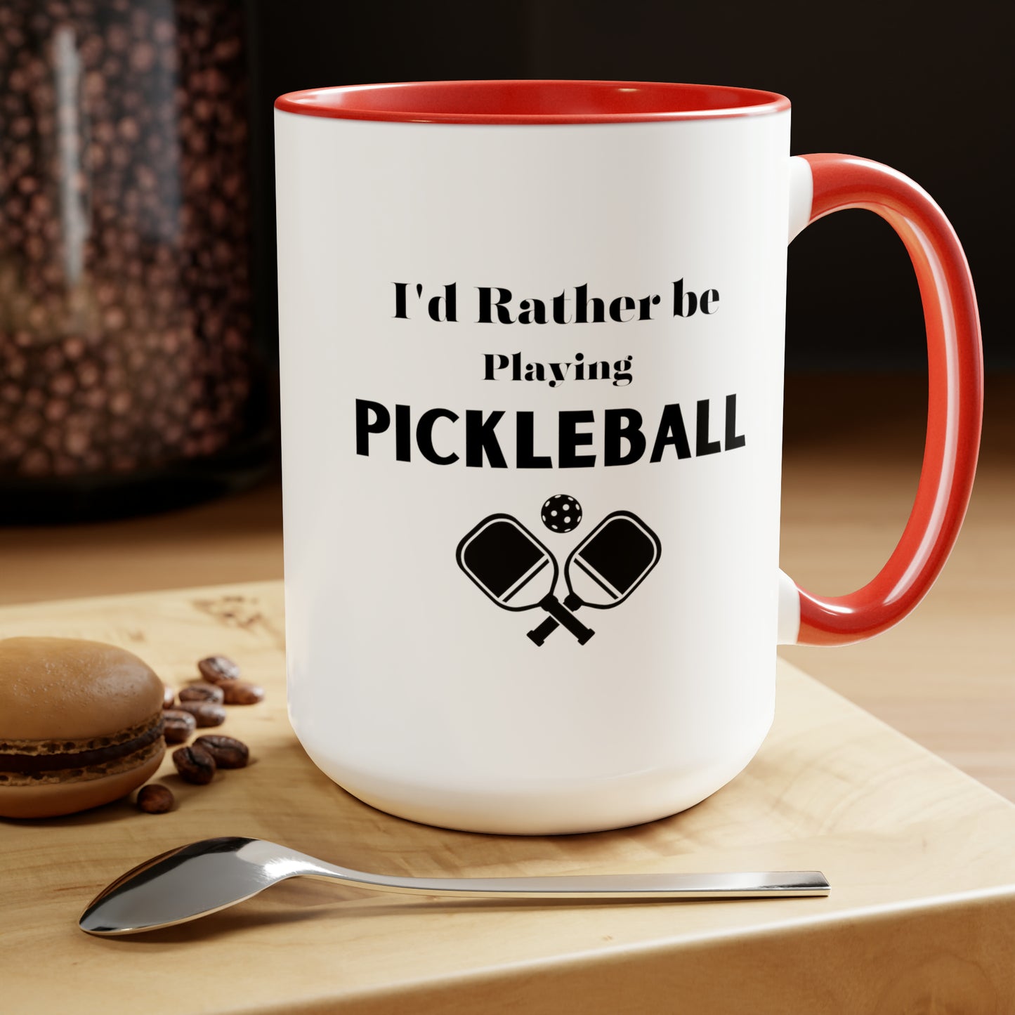 I'd rather be playing pickleball mug pickleball lover Daddy mug gift for her gift for him Coffee Mug pregnancy reveal gift wife Coffee tea