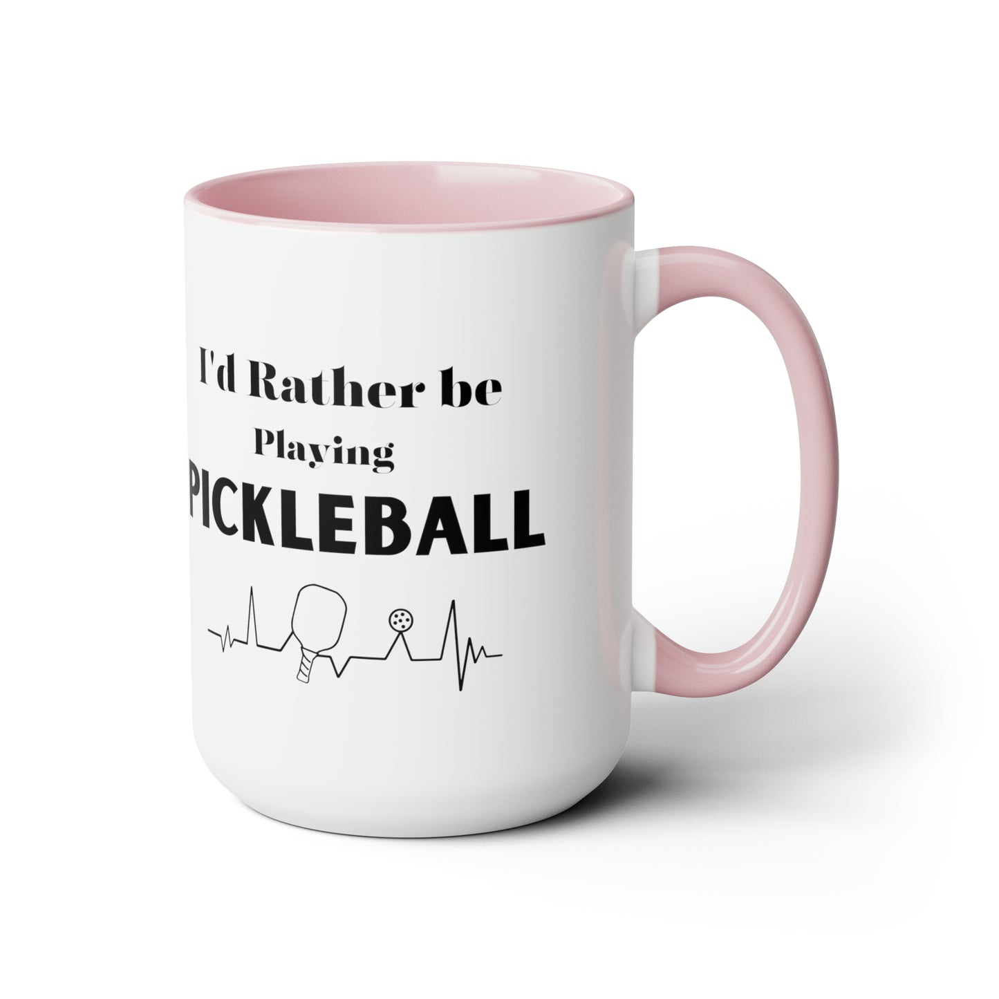 I'd rather be playing pickleball mug pickleball lover Daddy mug gift for her gift for him Coffee Mug pregnancy reveal gift wife Coffee tea