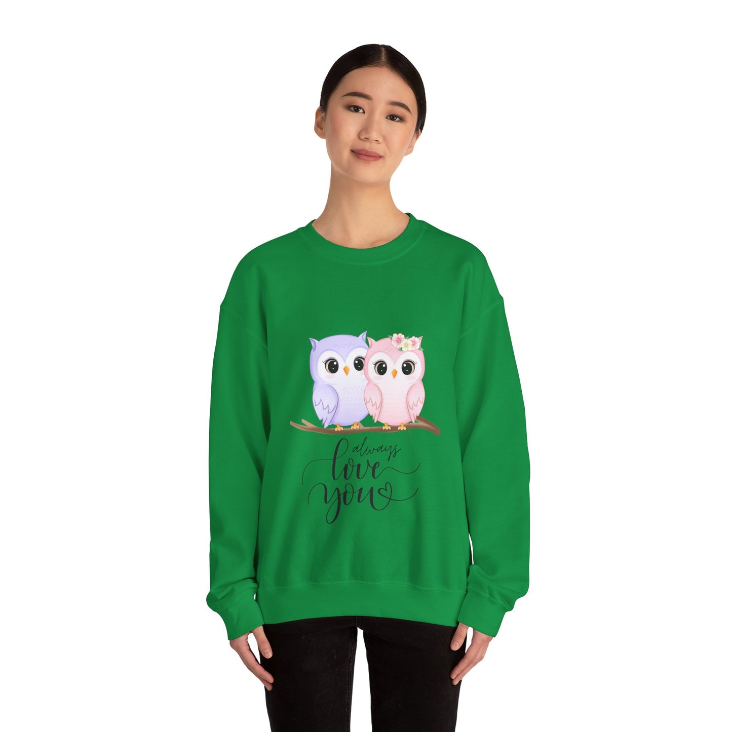 Owl always Love sweater valentines Day sweatshirt valentines day shirt best friend gift for her owl sweater Love shirt unique holiday gift