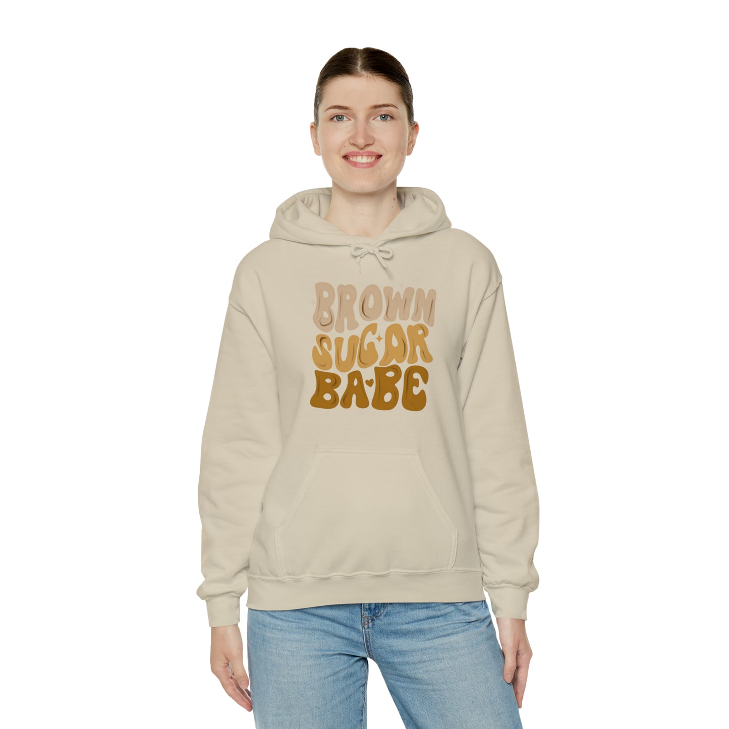 Brown sugar babe hoodie, gift for her, best friend gift, birthday vacation, Unisex Heavy Blend Hooded Sweatshirt