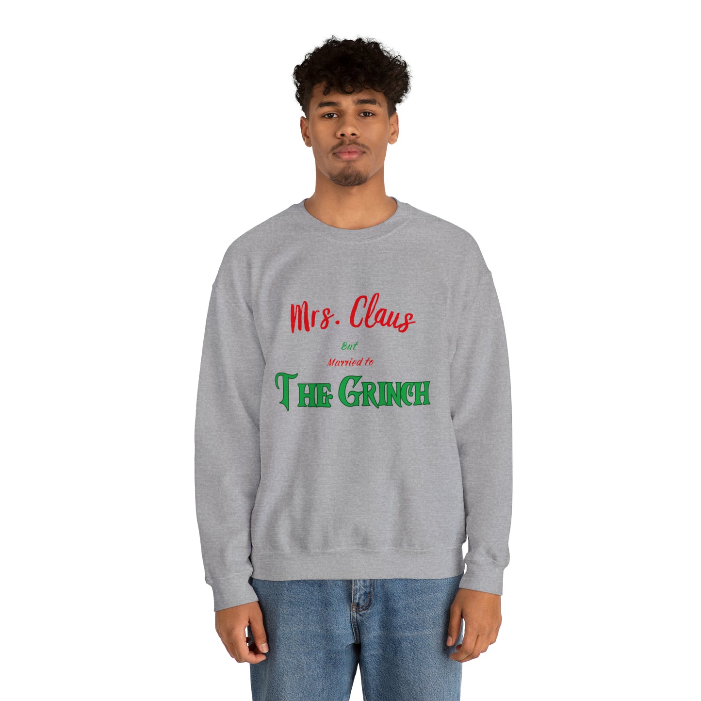 Mrs Claus sweater married to the grinch sweatshirt Merry Christmas Sweatshirt for Women Christmas Shirt Holiday Christmas gift for her