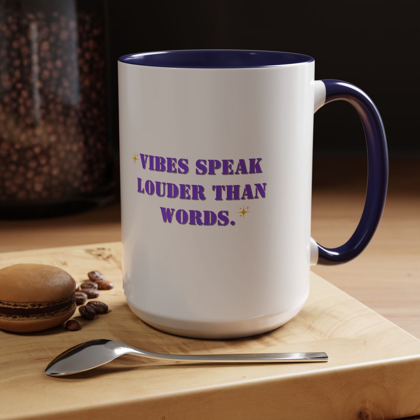 Vibes speak louder than words mug Galantines day mug Bestie gift for her gift for him tea Mug Coffee Gift for Mom sorry i can't gift