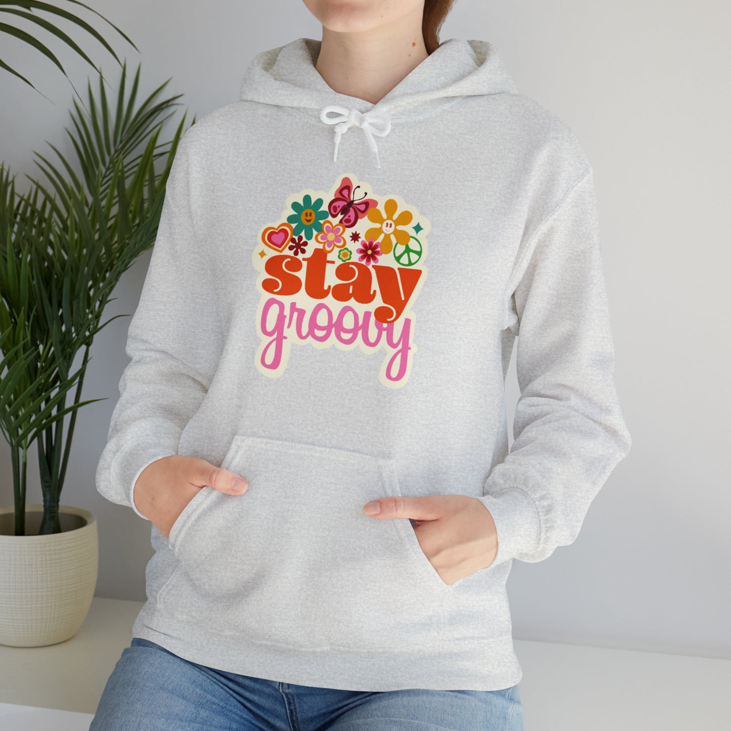 Stay Groovy Hoodie, Hippie Hoodie, good vibes hoodie, Fun Summer shirt, Birthday gift for her, Galantine gift for her,best friend gift, vac