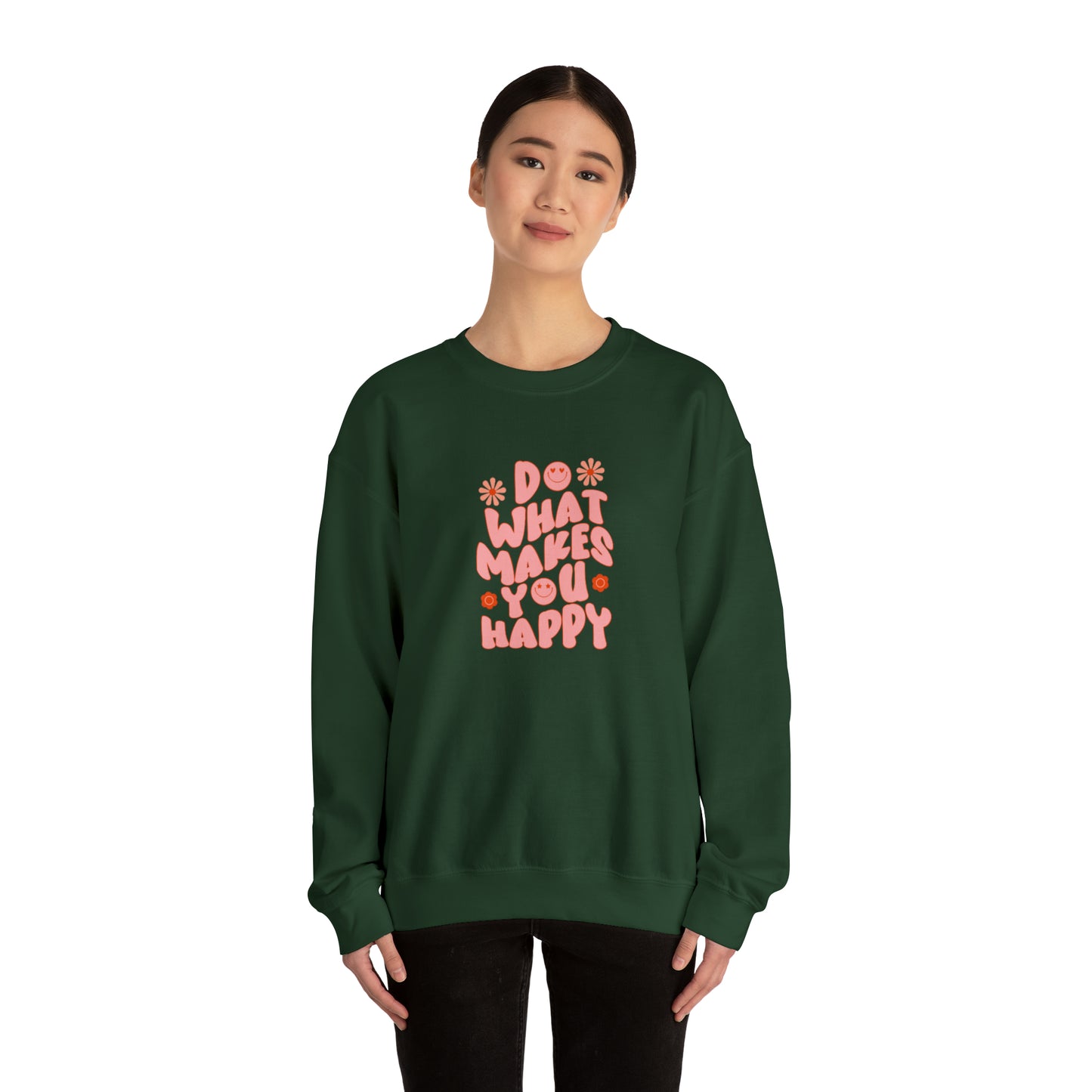 Do what makes you happy Sweatshirt, Teach love inspire sweater, Teacher mode shirt, Christmas Sweater, Christmas Crewneck, Holiday gift