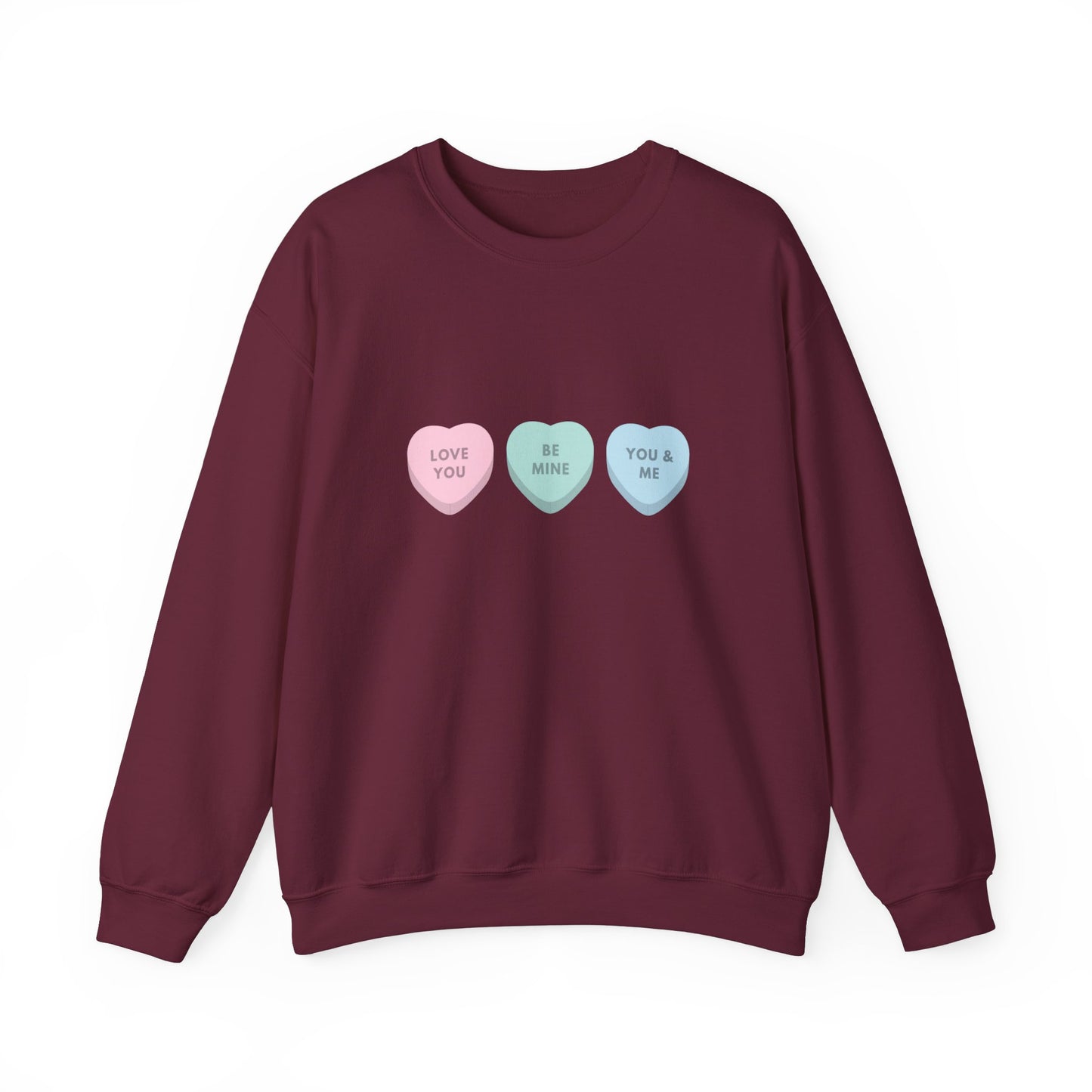 Valentines Day sweatshirt Gift for her gift for him valentines crew neck be mine candy sweater funny sweater Love shirt Valentine's shirt