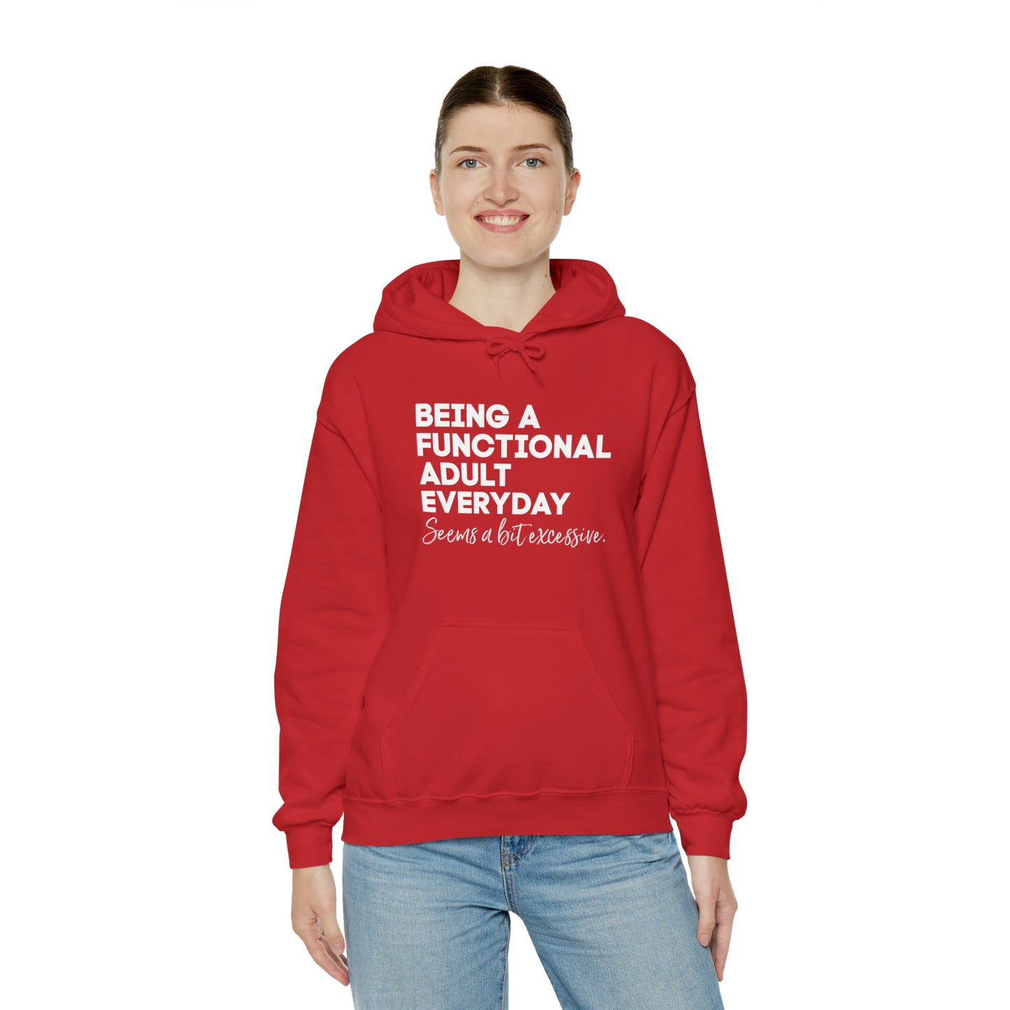 Being a functional adult sweater funny sweashirt birthday gift Christmas gifts Sweatshirt Gift for him Gift