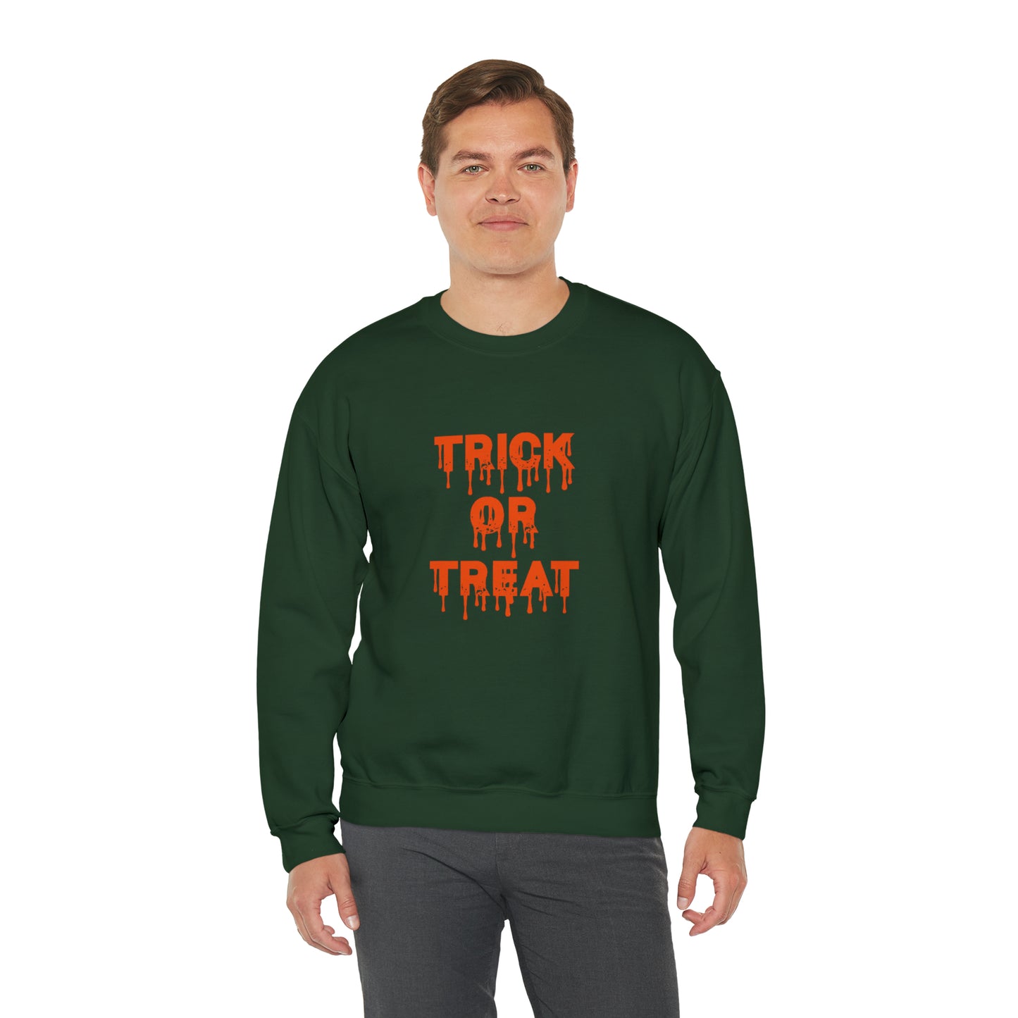 Trick or Treat Funny Halloween Sweatshirt Funny Halloween Horror Shirt, Halloween Funny Tee unisex gift gift for her for him