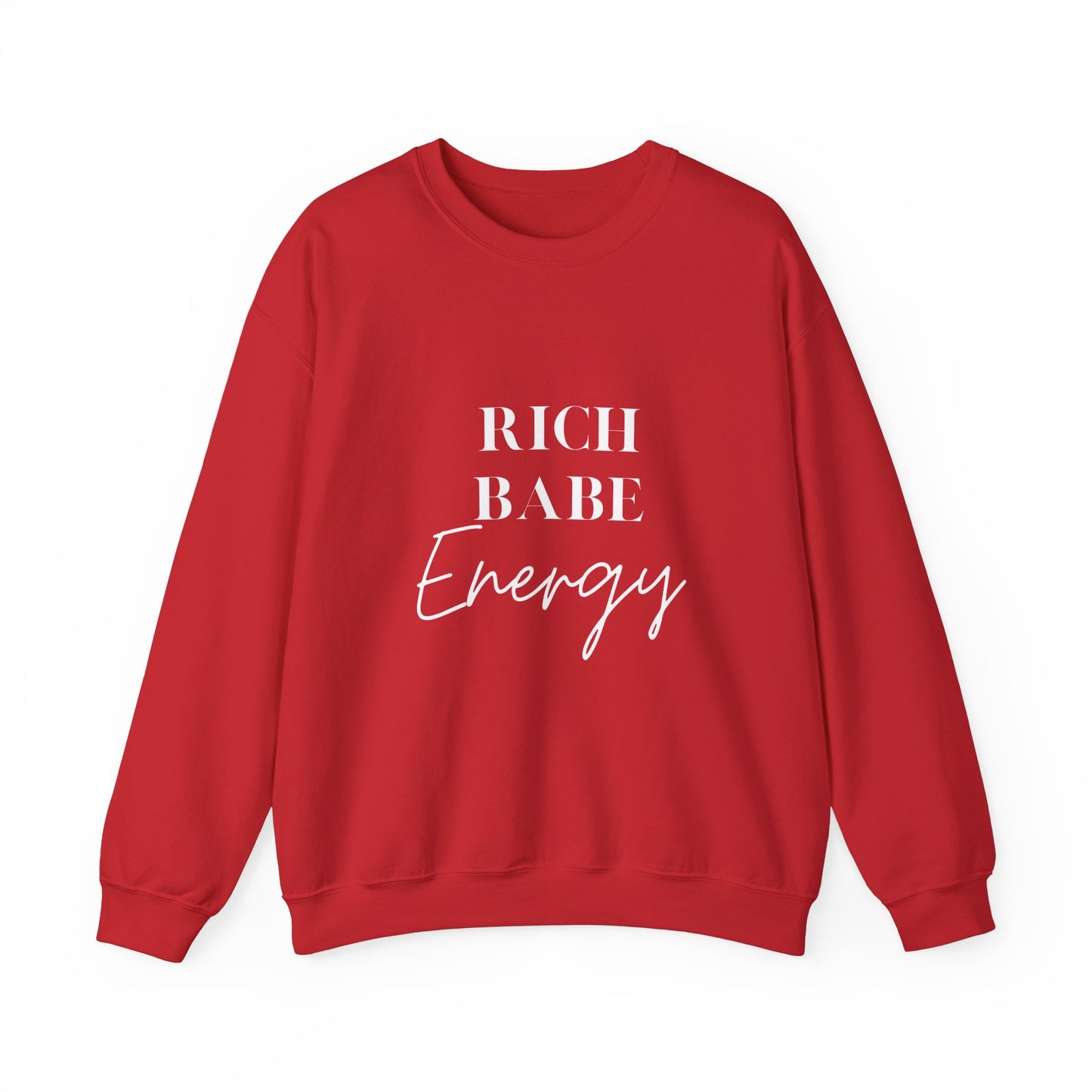 Rich Babe energy sweater funny gift for her bestie gift galentine sweater funny Valentine's sweater gift for him entrepreneur gift birthday