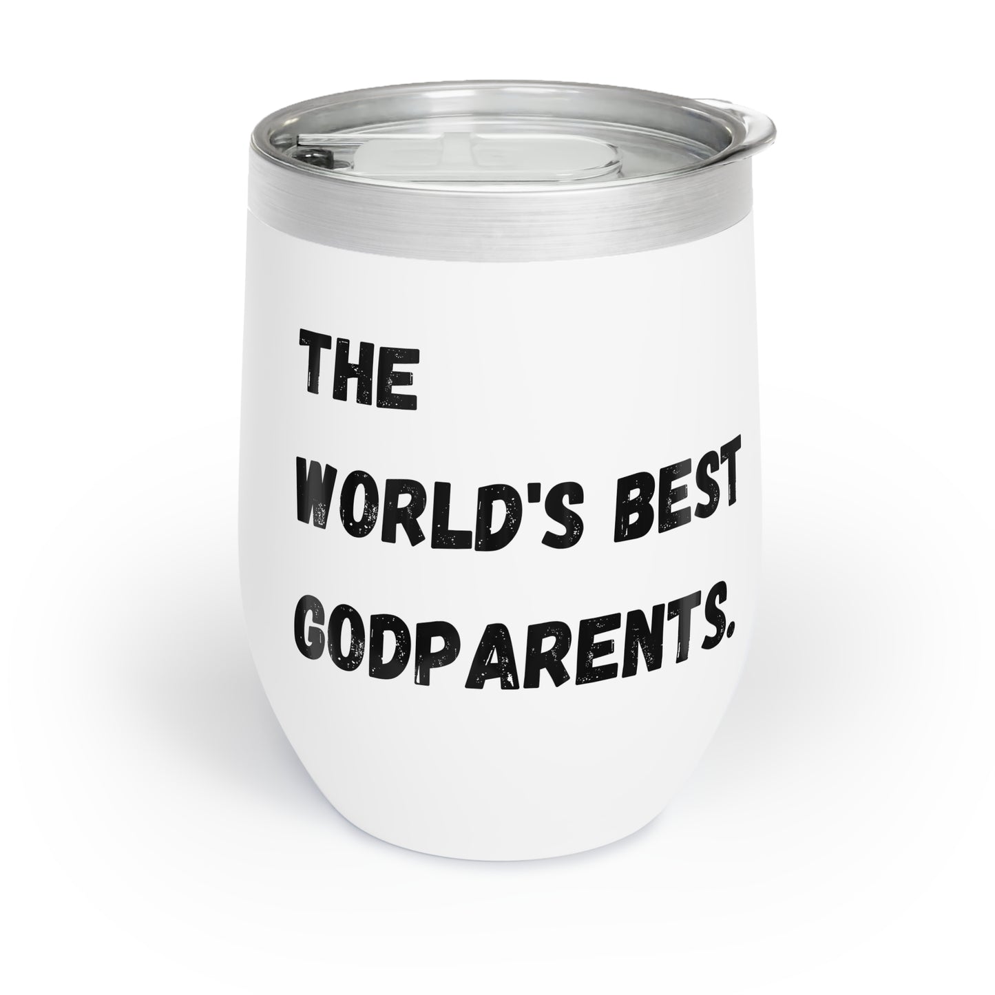 World's best Godparents tumbler godfather wine tumbler gift for brother padrino gift Chill Wine Tumbler Godparents proposal gift