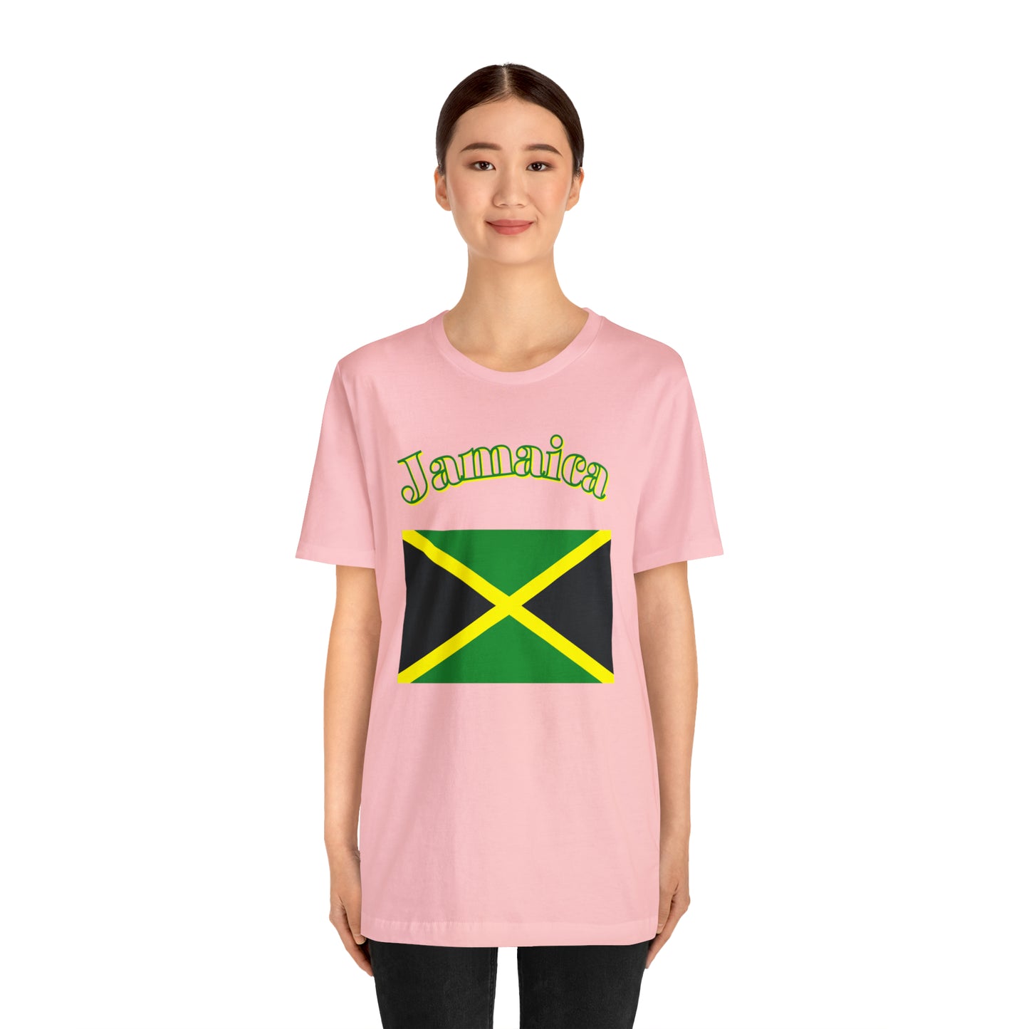 Jamaica flag shirt Jamaican T-shirt positive vibes shirt good vibes tee island girls trip shirt bohemian top Christmas gift for her for him