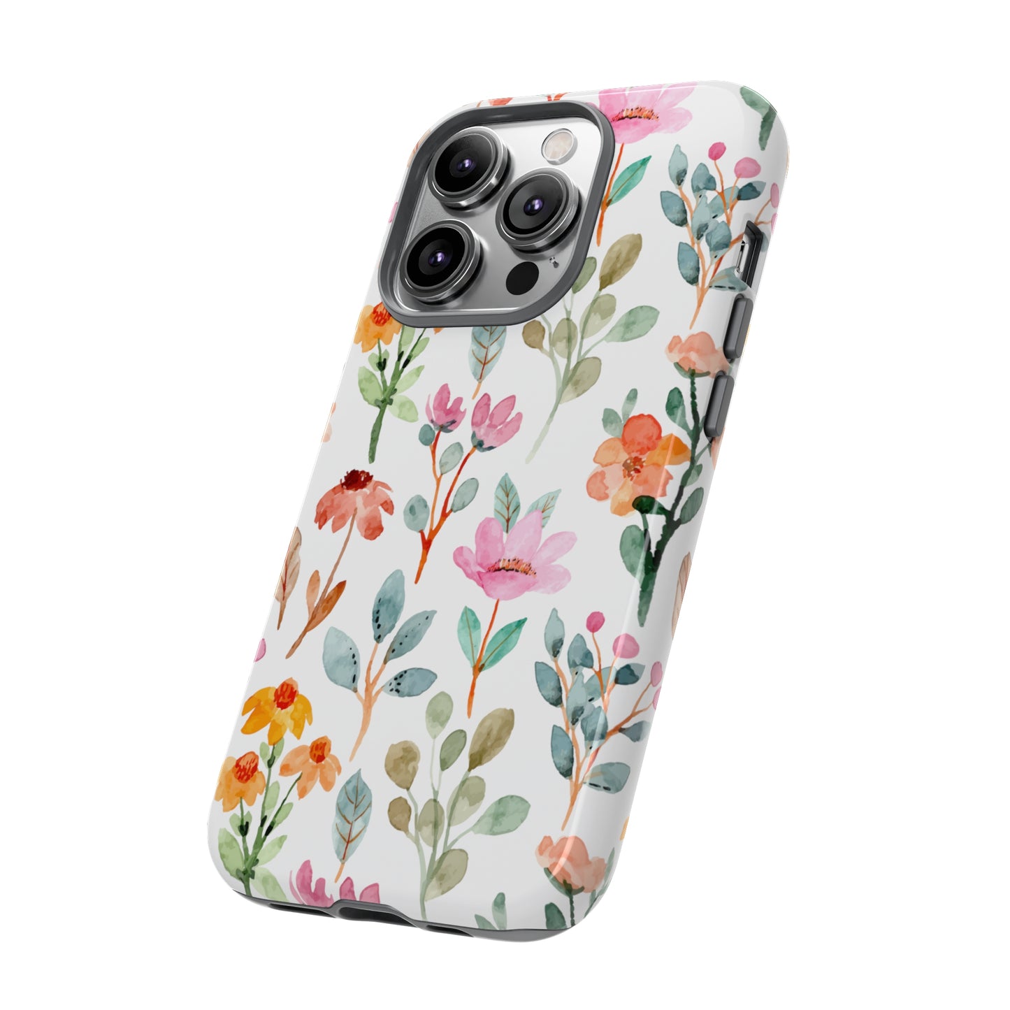 Floral phone case mother's day gift best friend gift for her gift for him flower cell phone cases Tough Cases