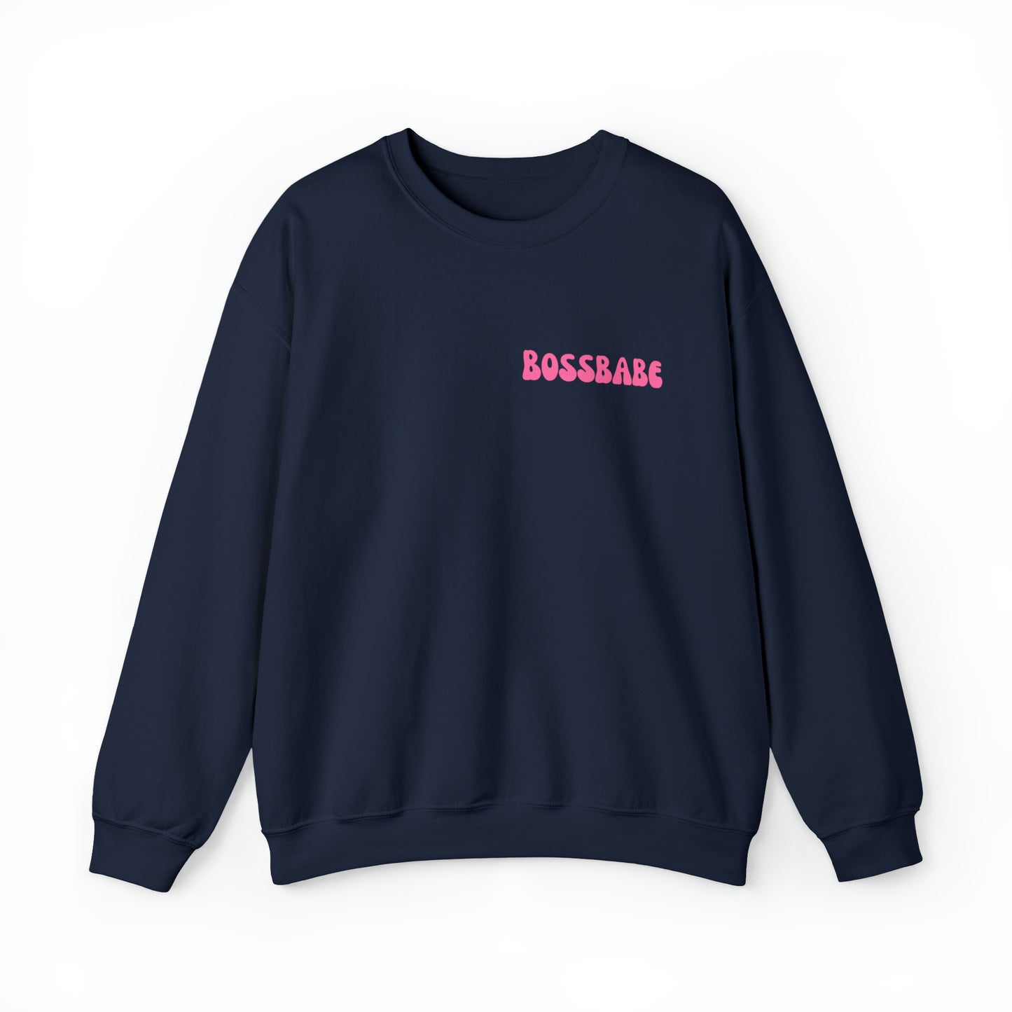 Bossbabe sweater Girlboss Sweatshirt Just a girlboss building her empire Bossbabe gift entrepreneur Unisex Heavy Blend Crewneck Sweatshirt