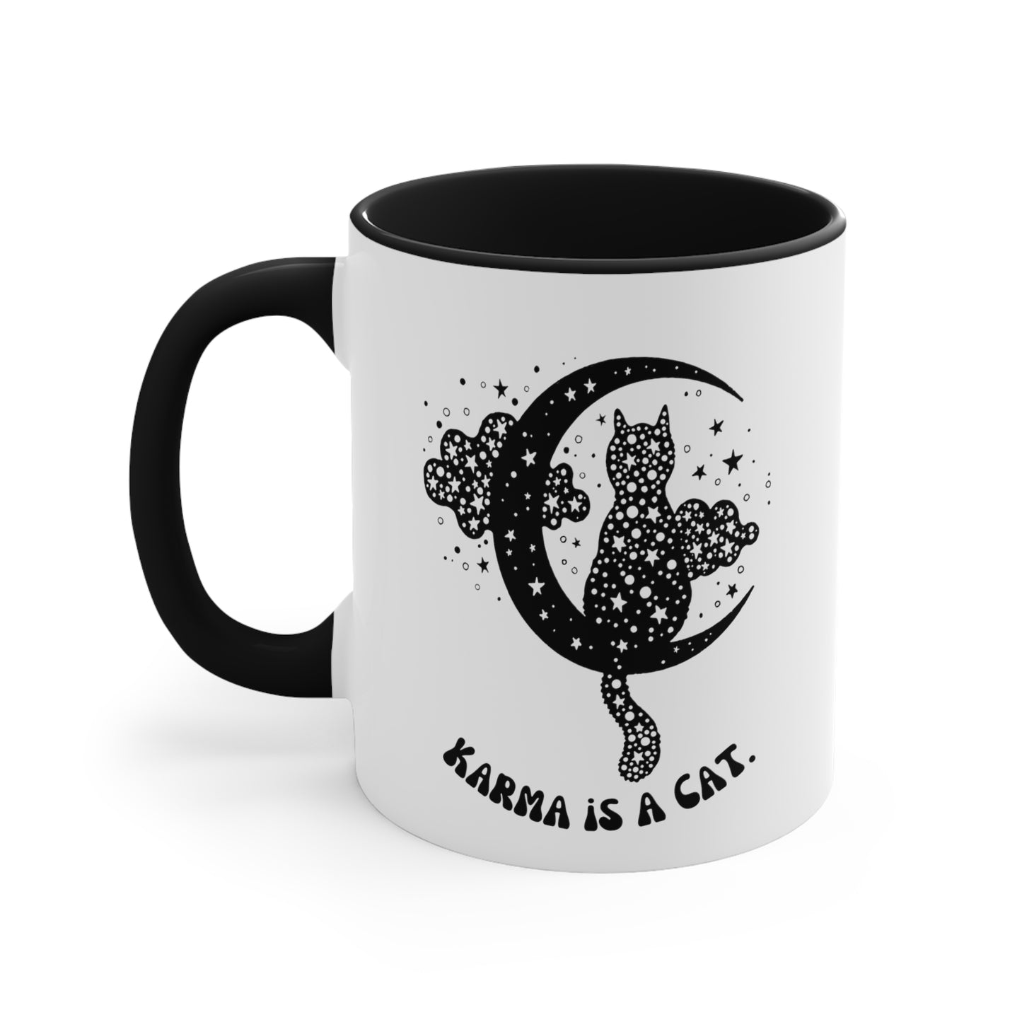 Karma is a cat mug best friend gift for her gift for him Birthday gift coffee mug tea gift for cat lover bestie valentinesday gift Christmas