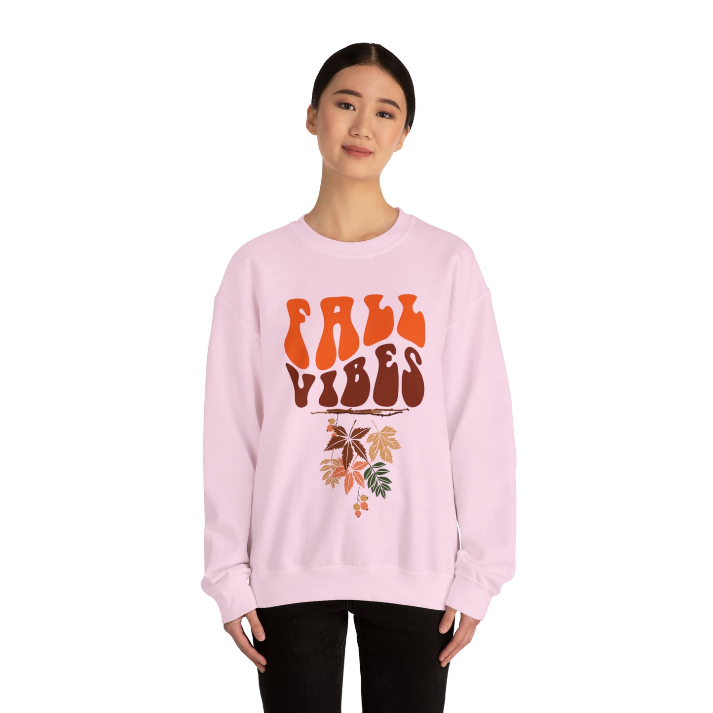 Fall vibes sweater Halloween sweater ghost fall leaves sweater Halloween Sweatshirt  shirt Era Tour sweater best friend gift Unisex gift