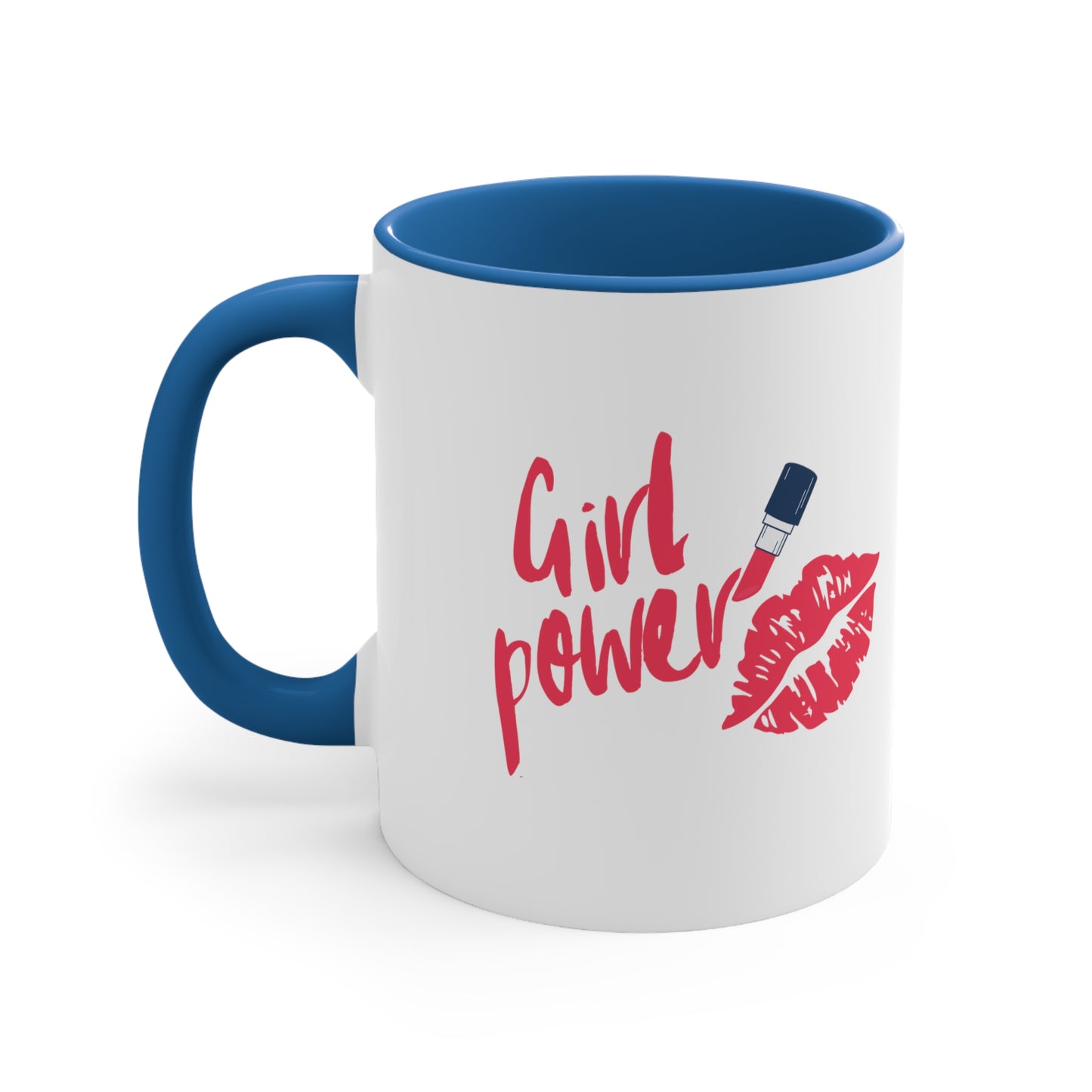 Girl power mug red lipstick mug bestie gift Christmas mug teacher gift coffee mug Christmas gift for for her tea gift for him 11oz