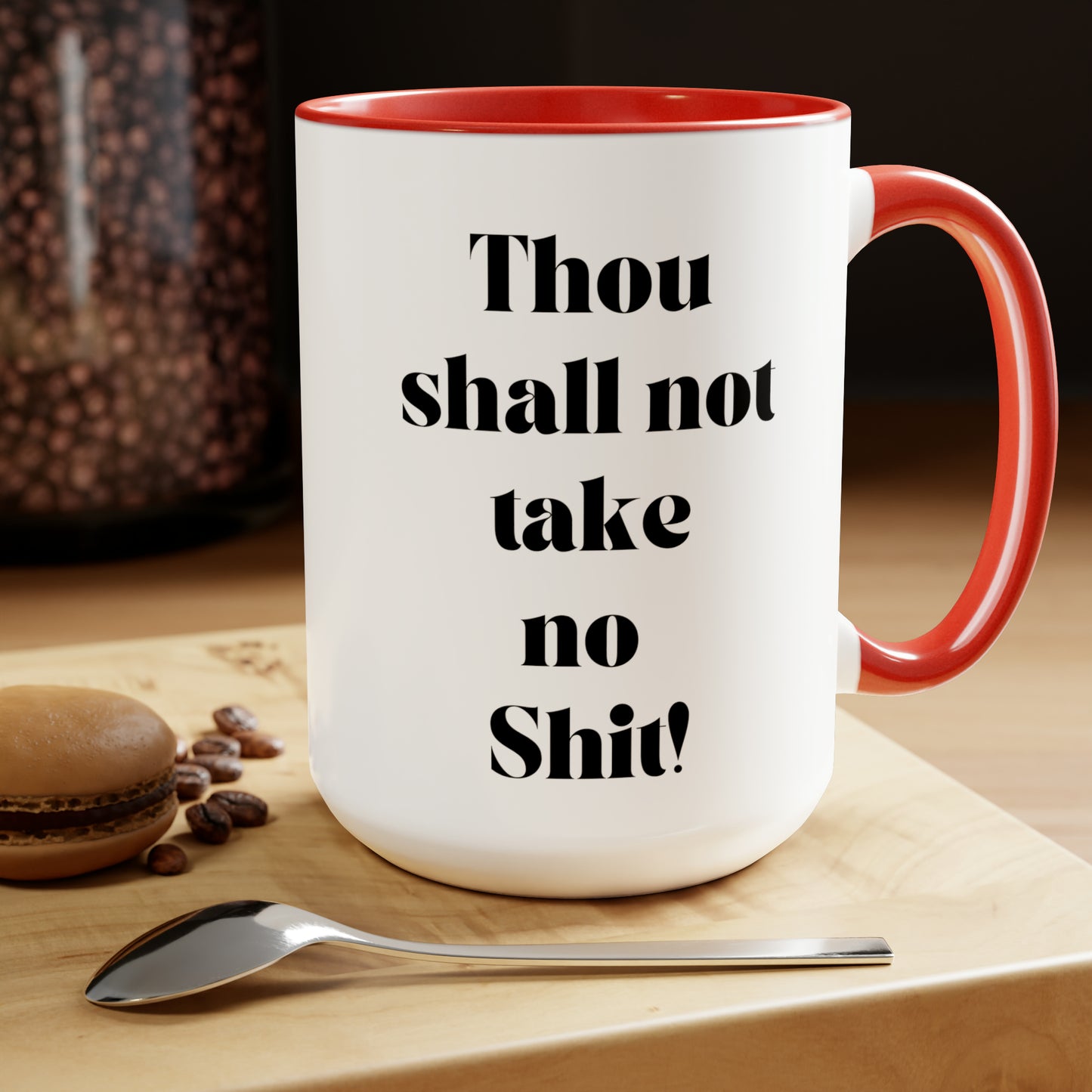 Thou shall not take no shit mug Boss Positive affirmations Coffee Mug boss mug birthday gift girlfriend gift boss mug gift for her Mugs tea