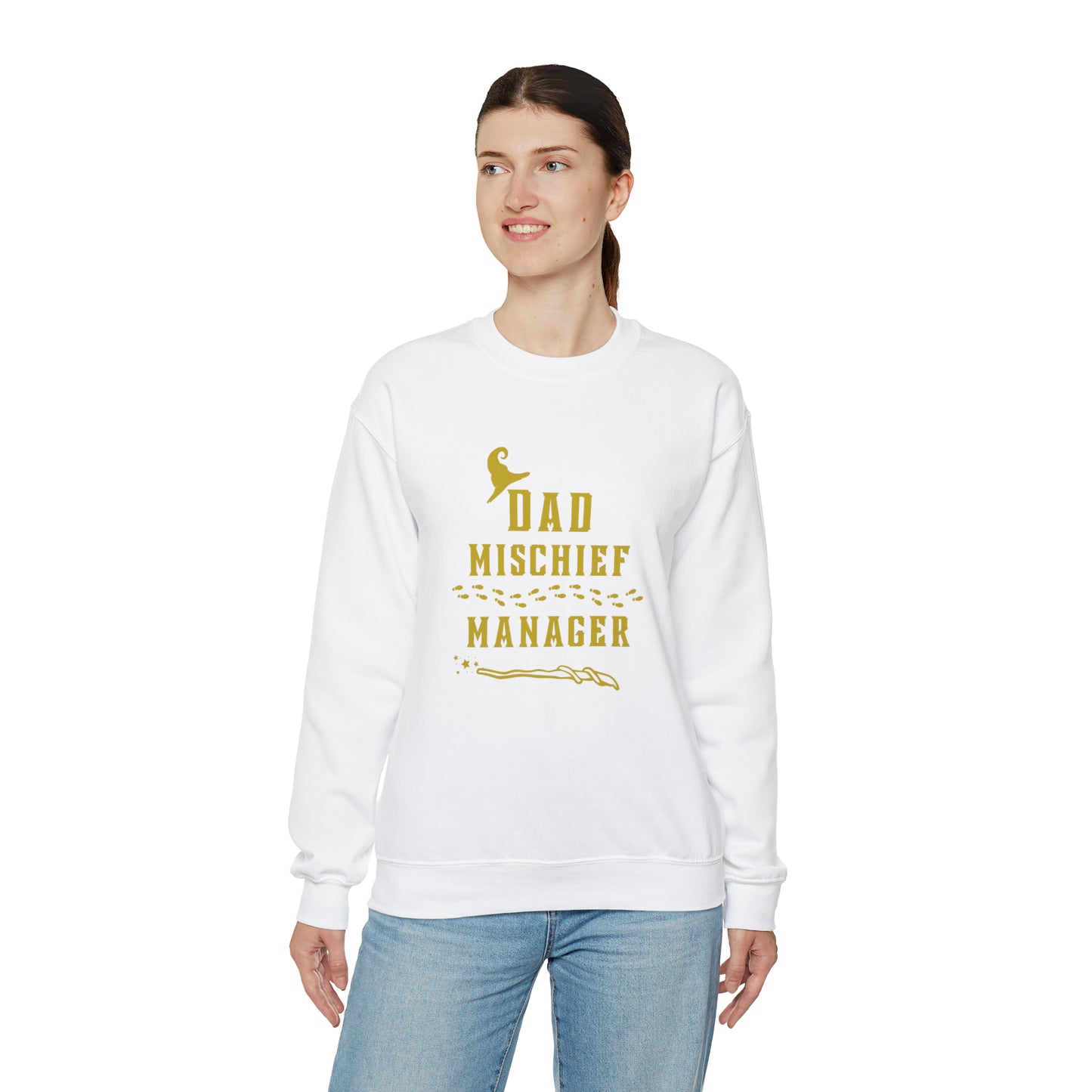 Dad Mischief Manager Hogwarts Alumni sweatshirt Universal Studios Shirts wizard House School Merry Christmas gift for her gift for him