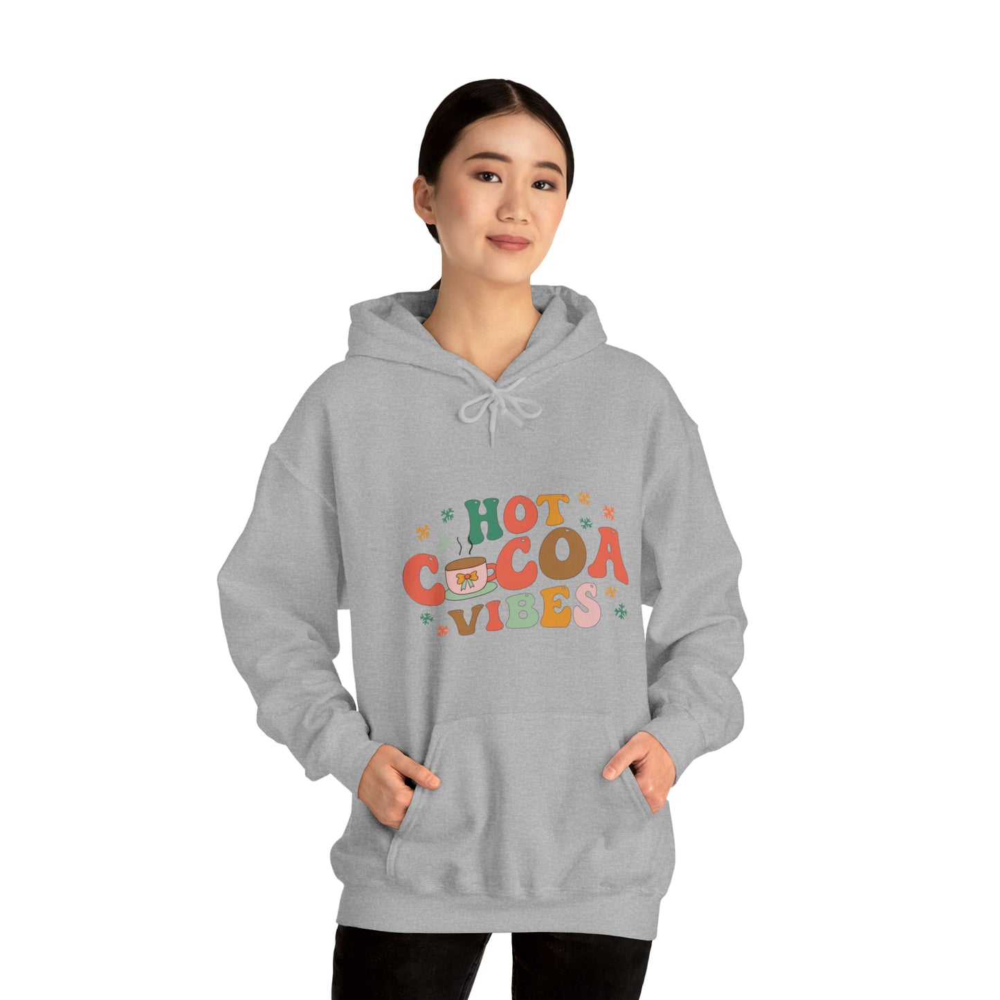 Hot cocoa vibes hoodie, autumn vibes Halloween Sweatshirt,Halloween Sweatshirt, spooky T Shirt,Retro Halloween Sweater,Christmas gift