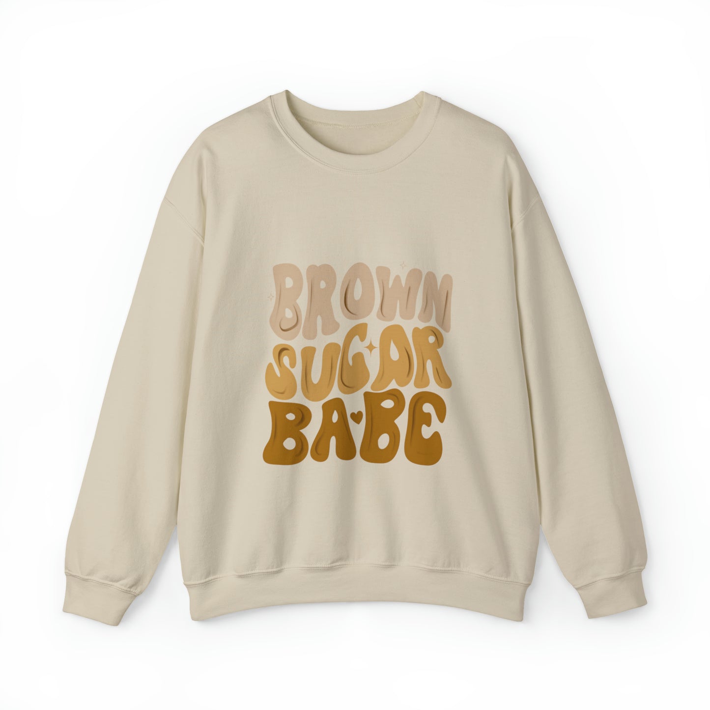 Brown Sugar Babe sweatshirt, Brown Beauty shirt, Birthday gift for her, Melanin sweatshirt, Unisex Heavy Blend Crewneck Sweatshirt