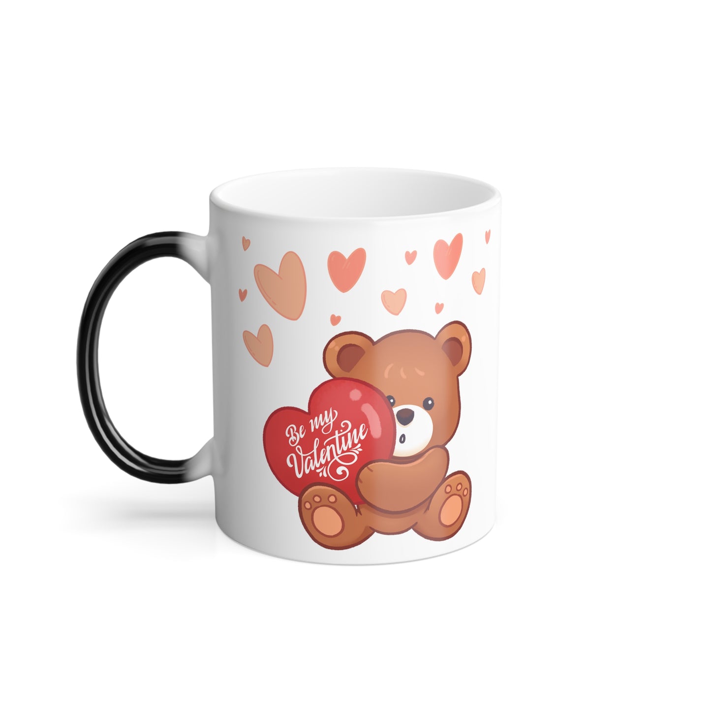 Be my valentine mug proposal gift be my girlfriend gift bestie gift galentine gift for her gift for him Color Morphing Mug 11oz vday gift