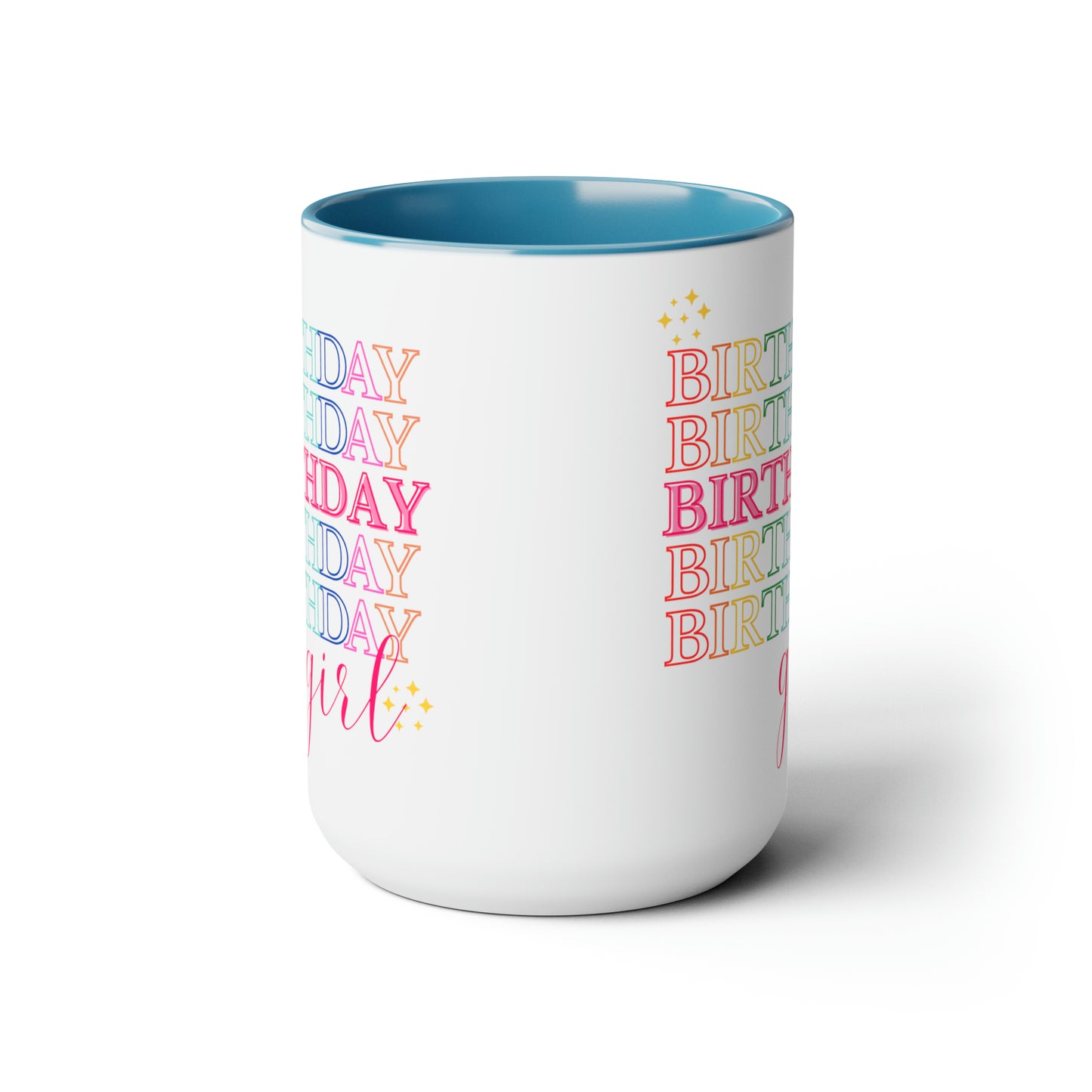 Birthday Girl mug Coffee Mug birthday party gift mug Floral mug gift for her Mug funny gift for wife Coffee Mugs tea Christmas gift 15oz