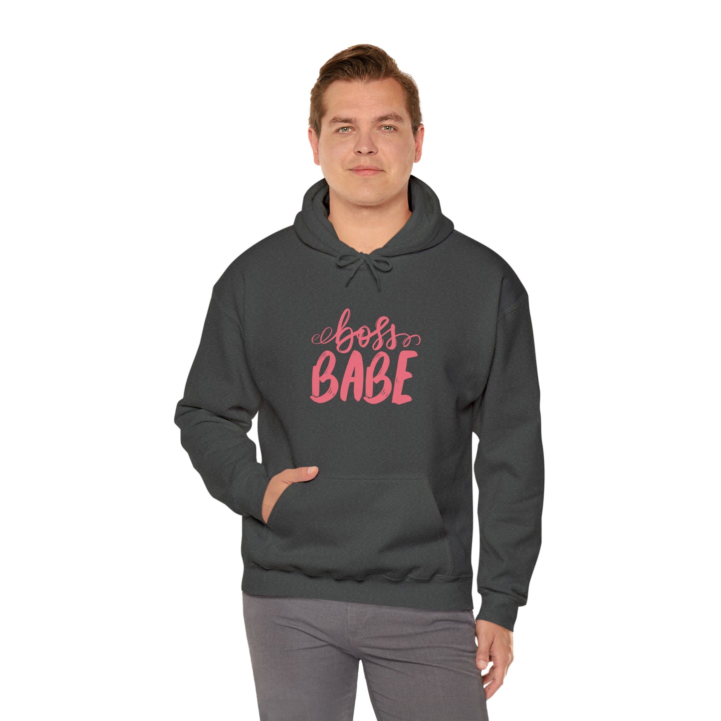 Boss Babe hoodie, boss babe energy, gift for her, millionaire babe, Unisex Heavy Blend Hooded Sweatshirt