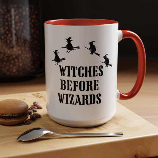 Witches before wizards mug funny Witchy Halloween mug wicked mug bestie gift Coworker Gift Christmas Gift Office Mug Christmas Mug coffee