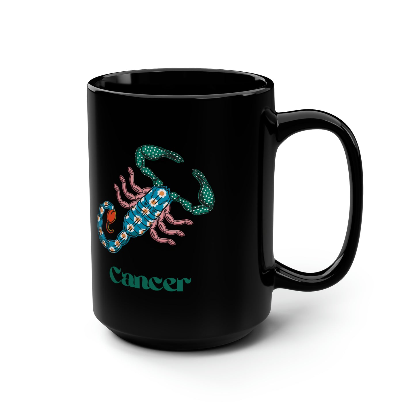 Cancer zodiac sign mug Black ceramic Mug 15oz birthday gift gift cancer zodiac sign gifts World Tour Tickets Leo zodiac merch office Christmas