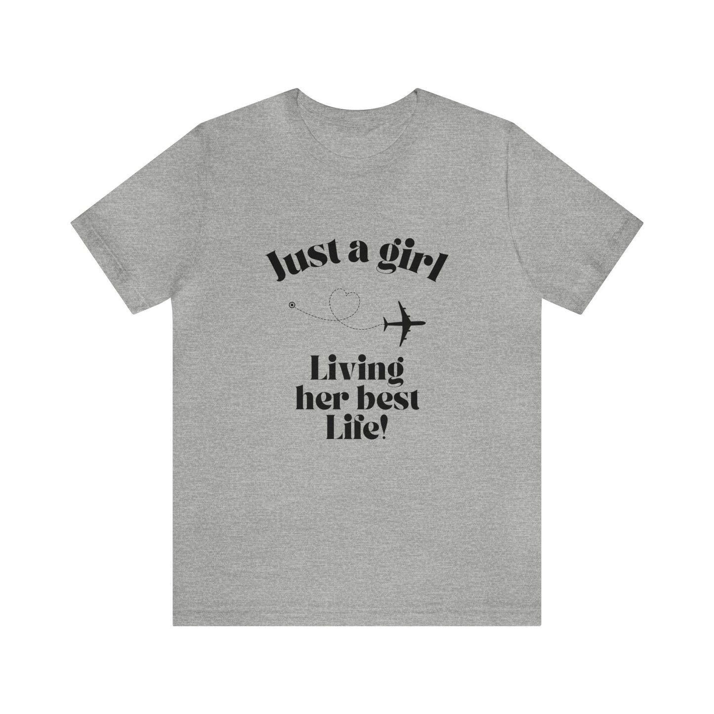 Just a girl living her best life shirt funny travel gift for her chicken shirt girlfriend shirt birthday Shirt Matching travel Tees