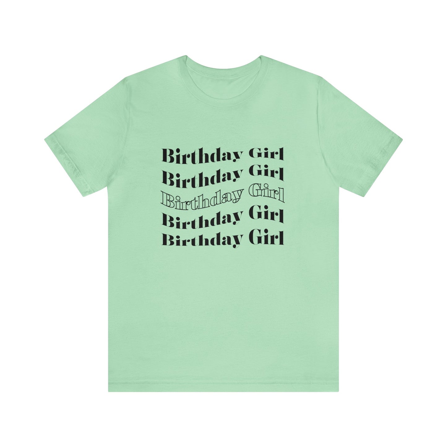 Birthday girl shirt gift for her best friend gift wavy shirt birthday party attire month funny T-shirt birthday gift Christmas gift for him