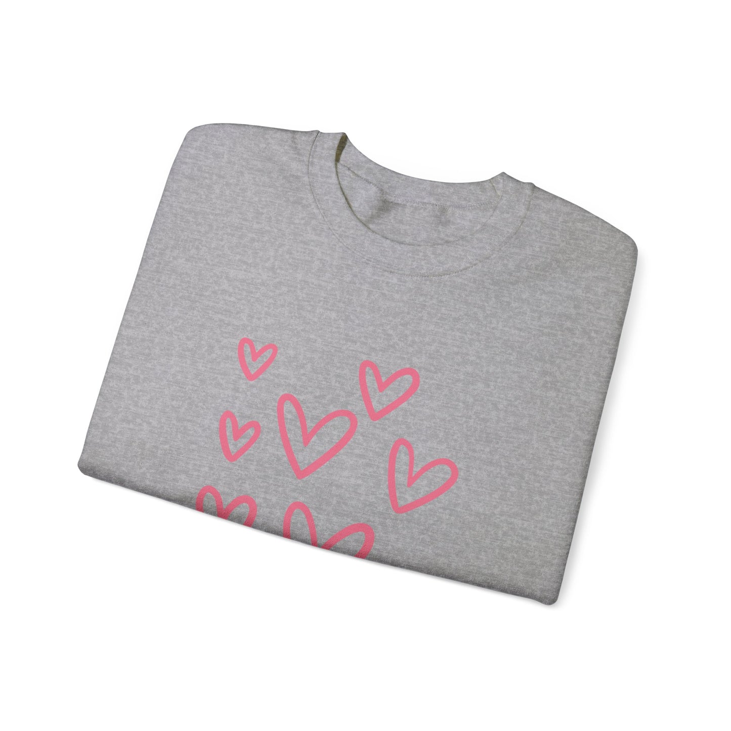 Heart Valentine's Day sweatshirt valentines shirt gift for her best friend gift galentine's day gift crewneck sweater women sweater love