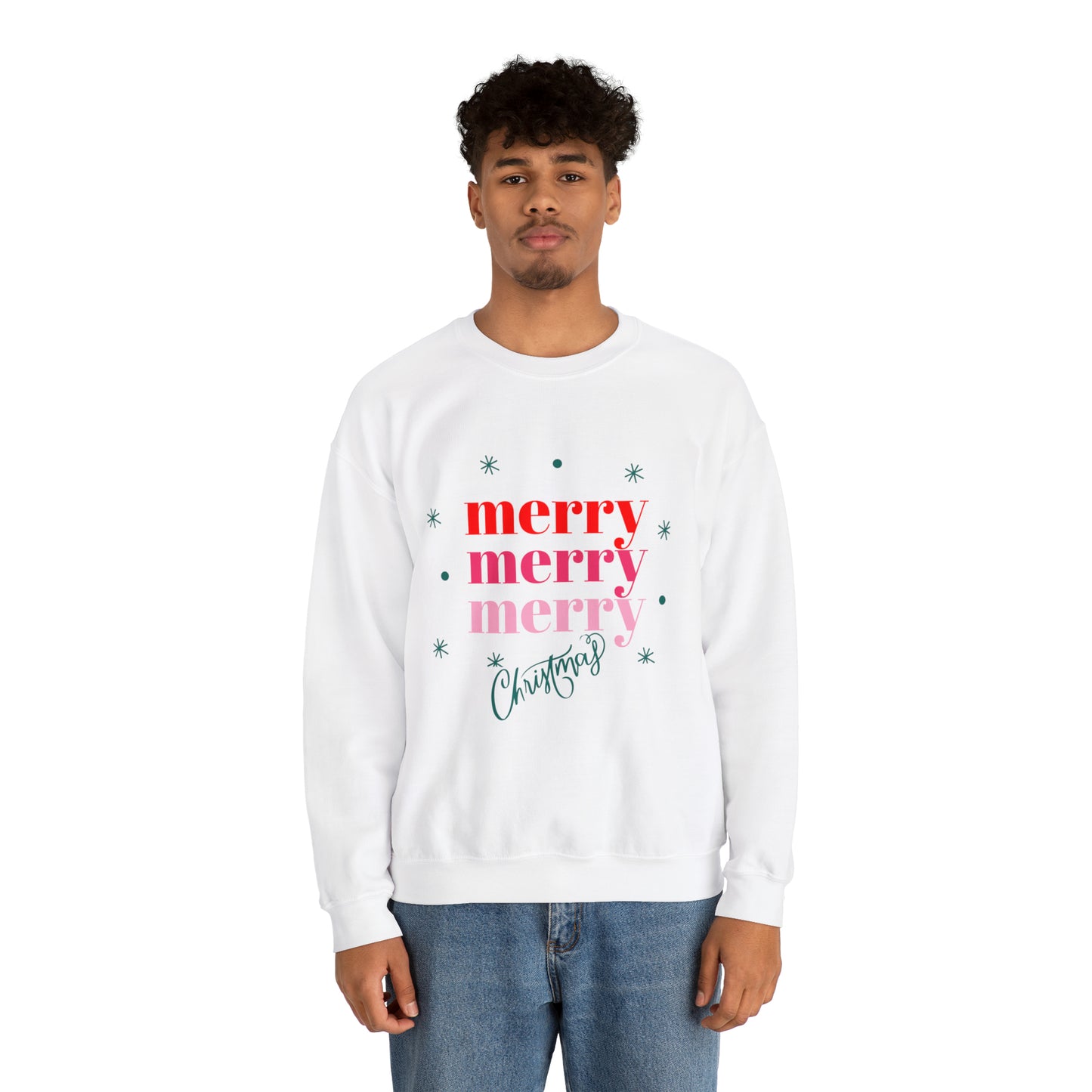 Festive AF sweater Pink Merry Bright Christmas Sweatshirt for Women Christmas Shirt Sweater Holiday Christmas gift for her gift for him