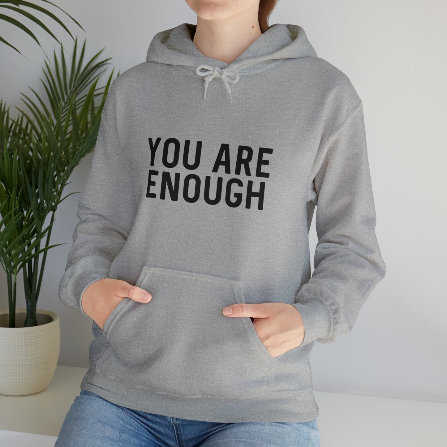 You are enough hoodie motivational sweater yogawear best friend gift mental health gift Teach hoodie, Teacher mode Hoodie Christmas Sweater,